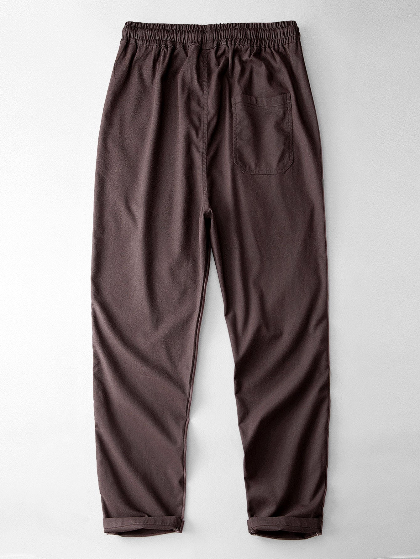 Straight Leg Linen Trousers