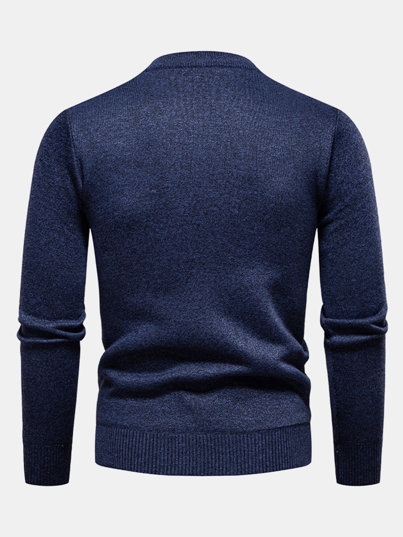 Geometric Jacquard Crewneck Sweater