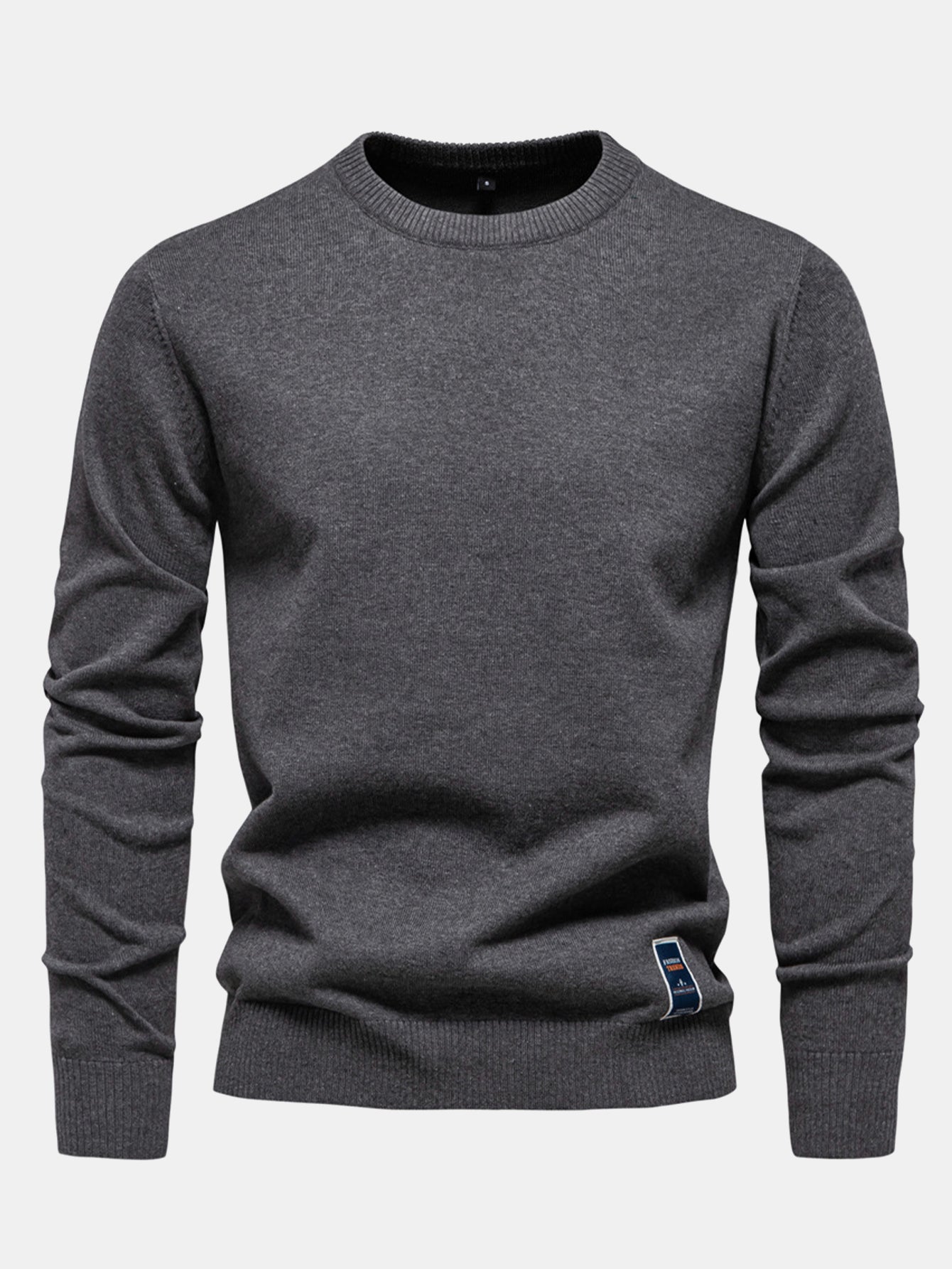 Long Sleeved Crew Neck Sweater