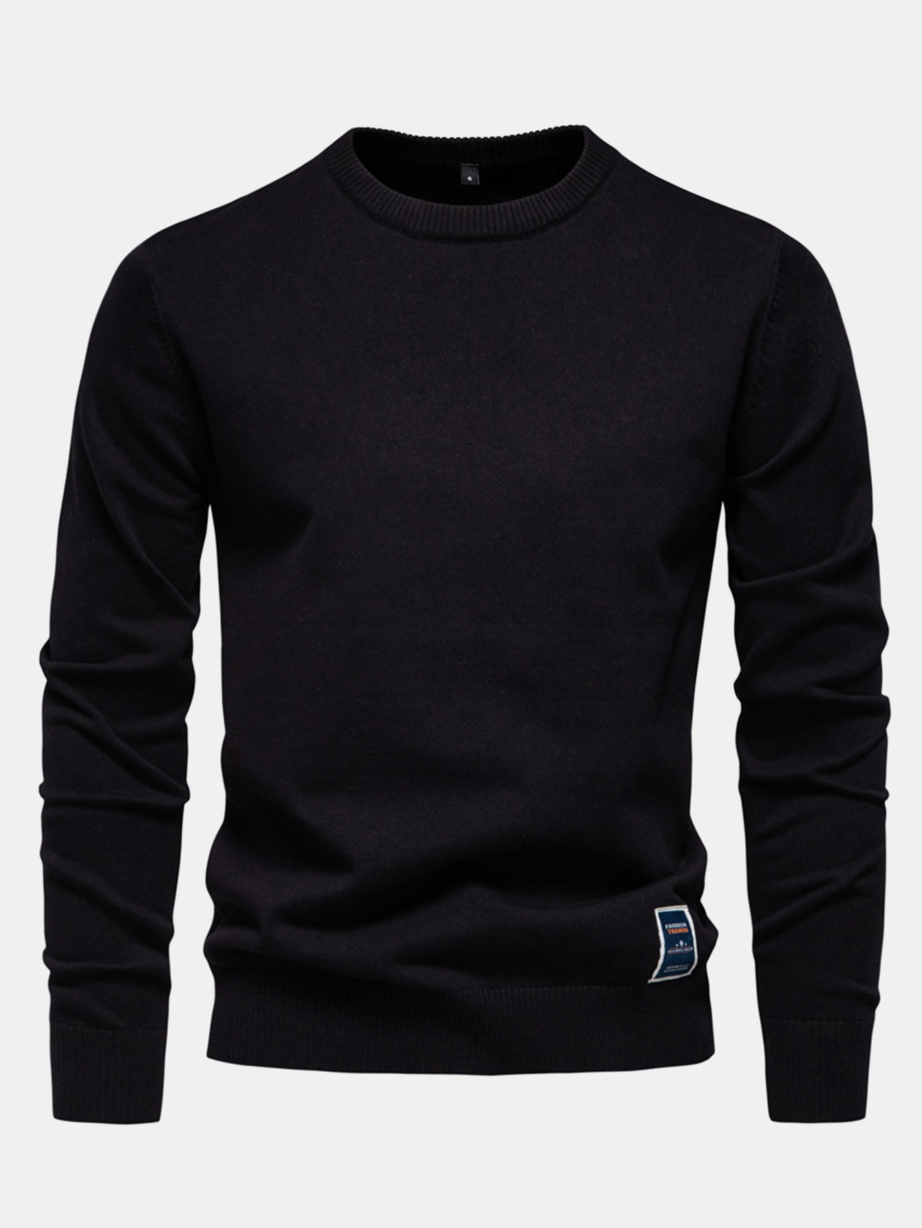 Long Sleeved Crew Neck Sweater