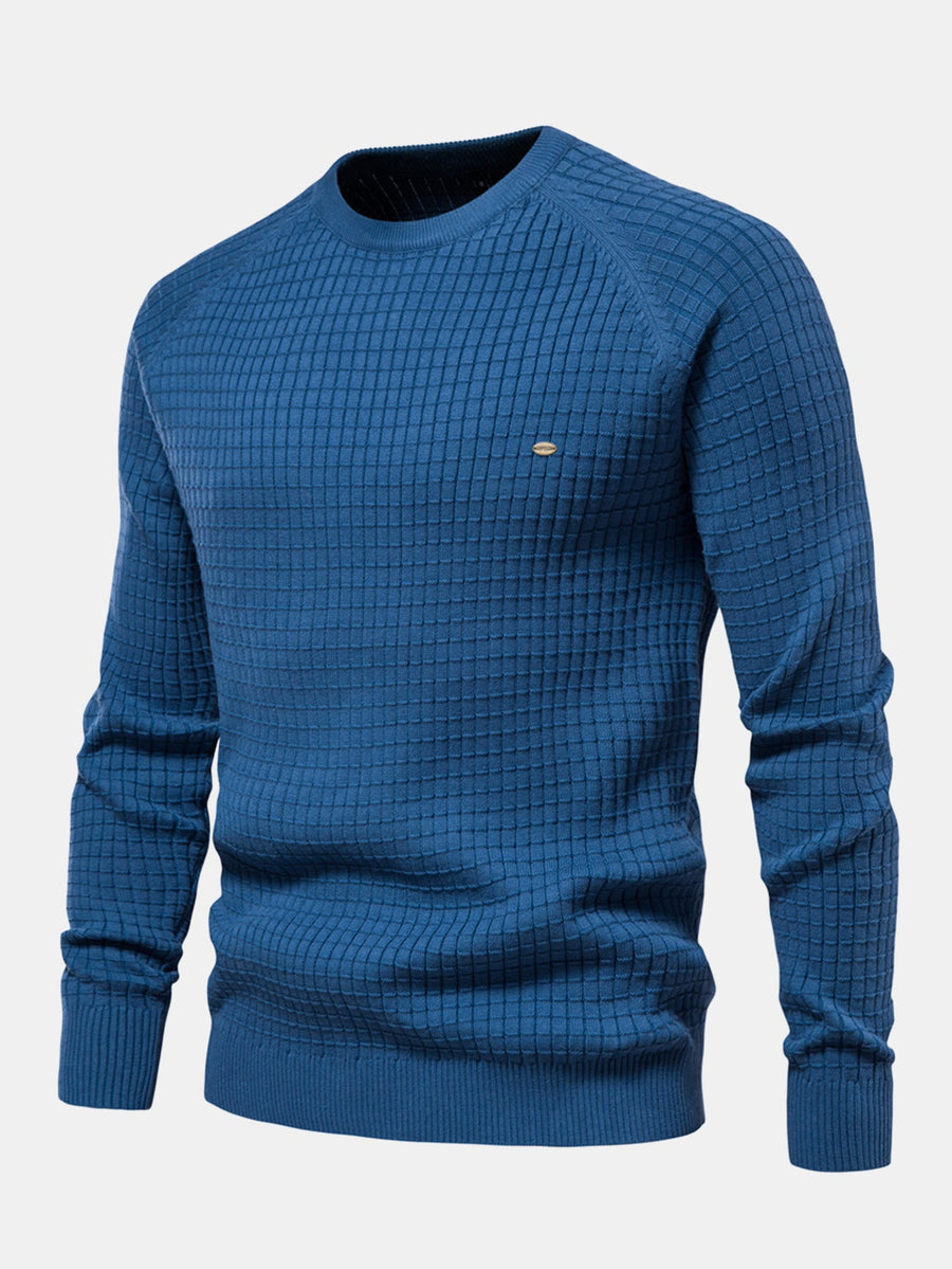 Waffle Texture Sweater