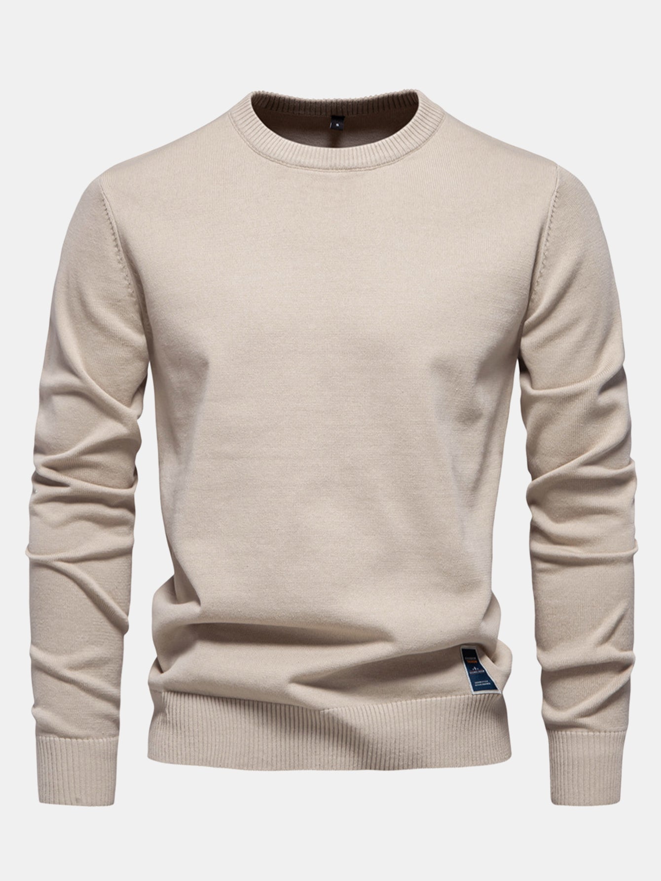 Long Sleeved Crew Neck Sweater