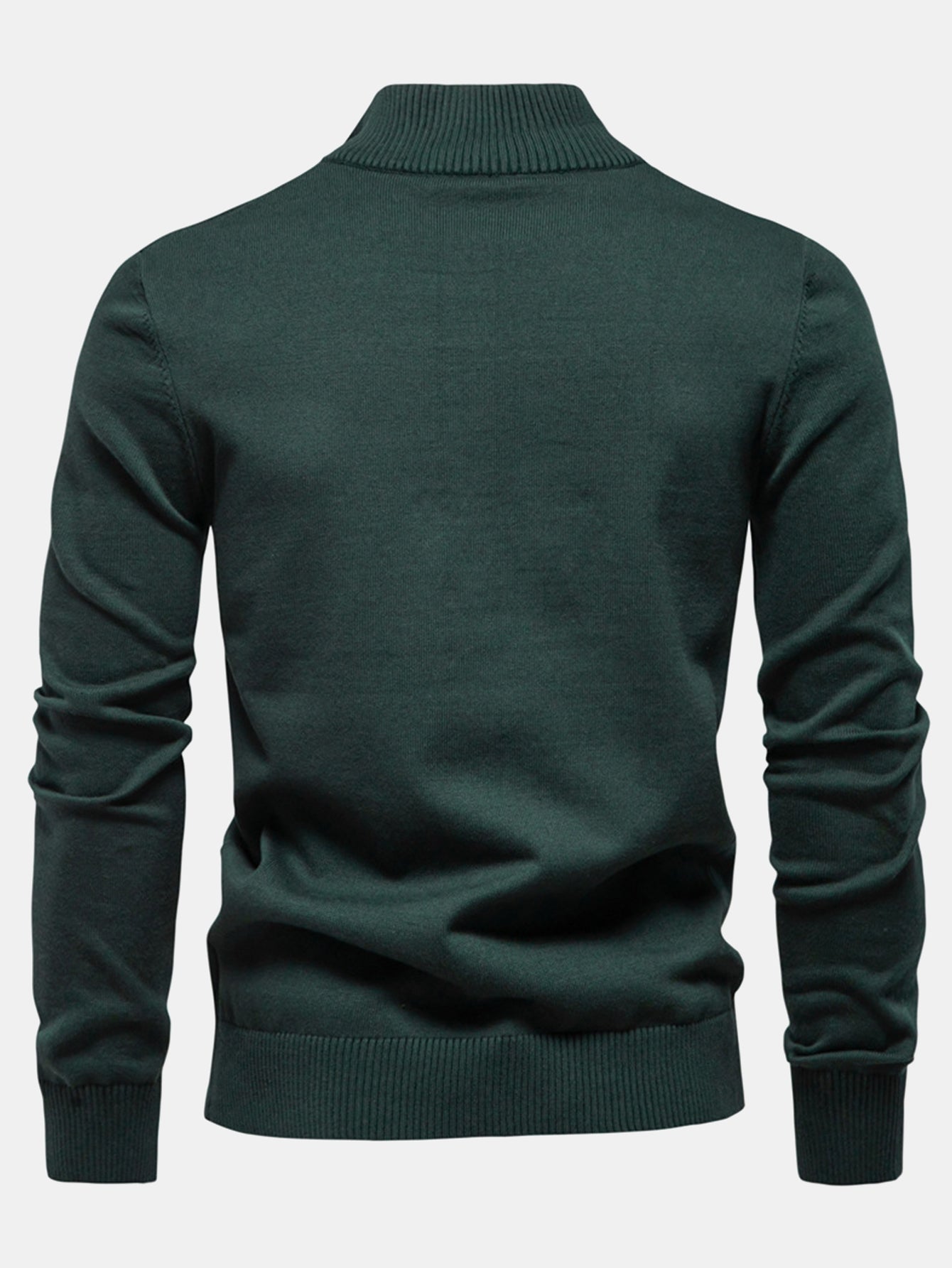 Stripe Quarter-Zip Sweater