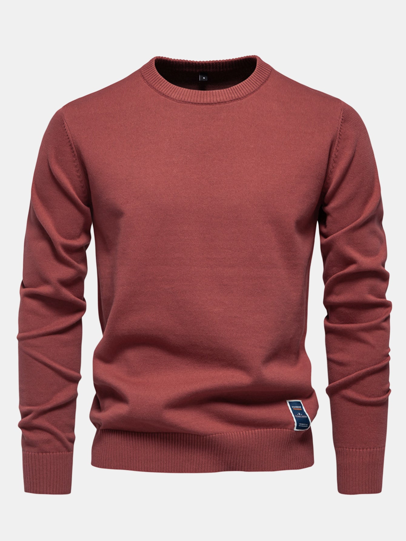 Long Sleeved Crew Neck Sweater