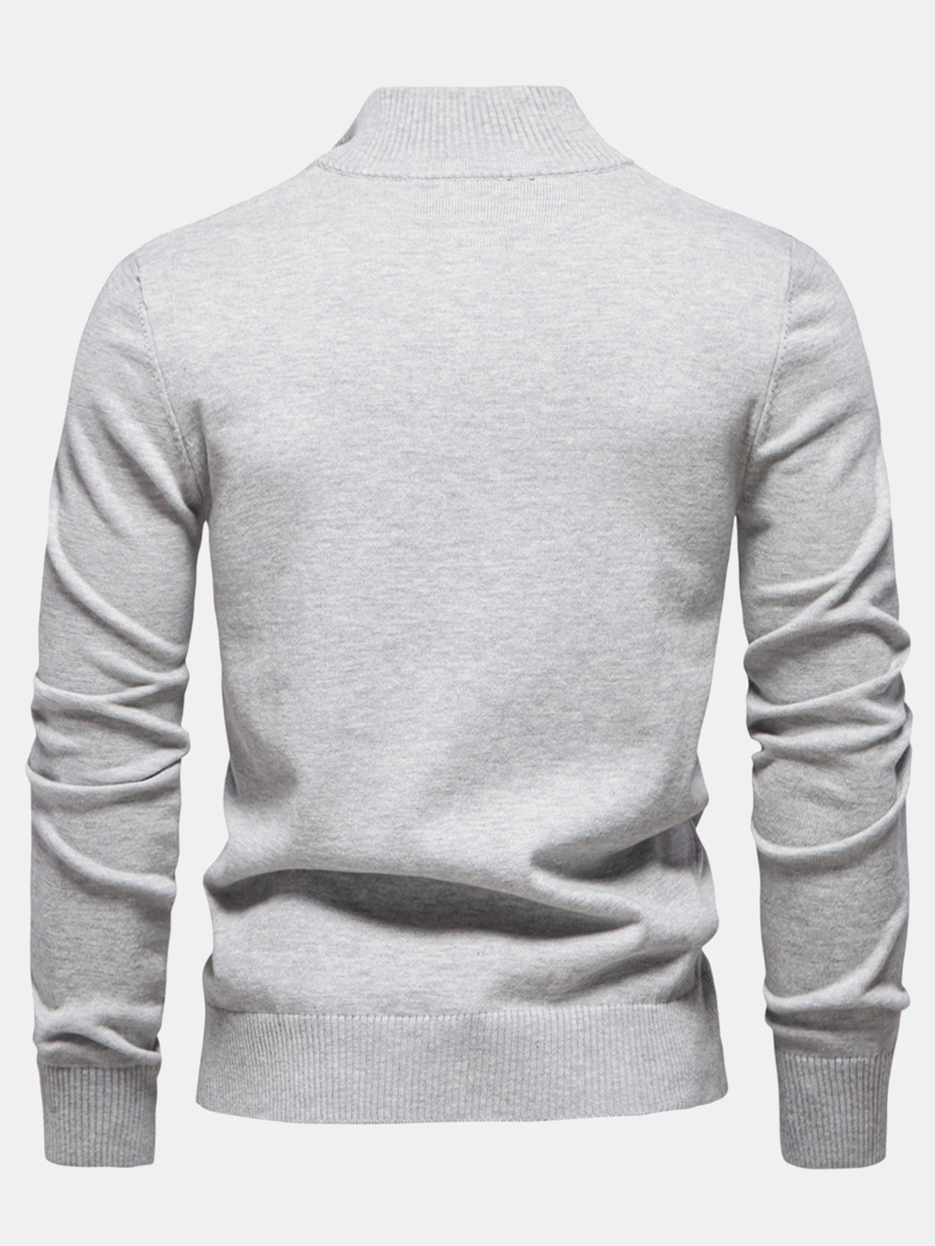 Stripe Quarter-Zip Sweater