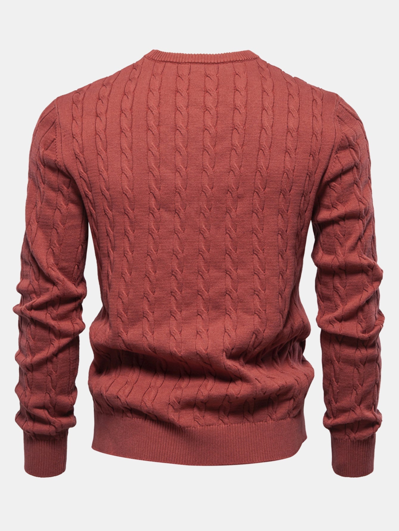 Giraffe Embroidery Twist Jacquard Sweater