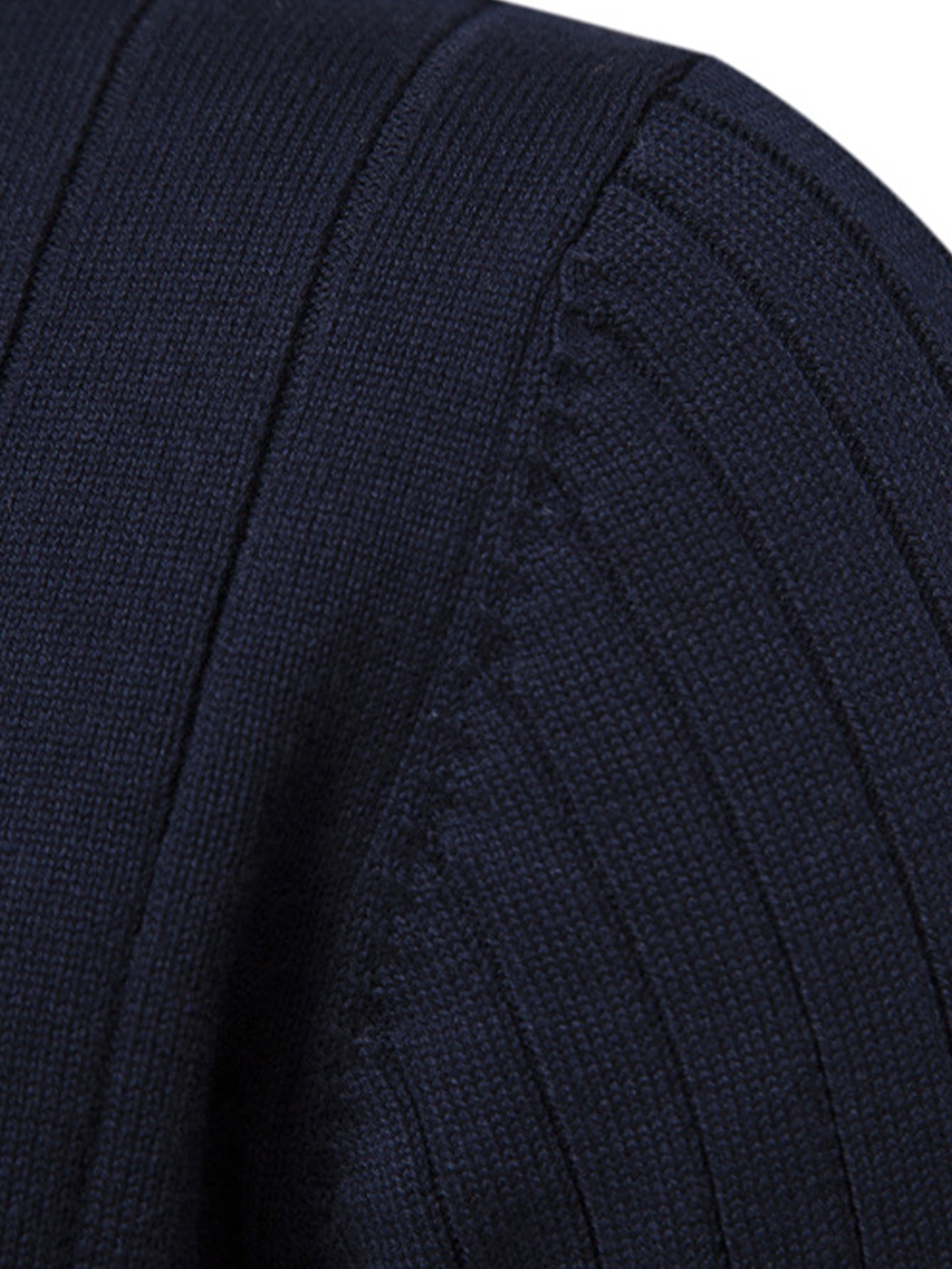 Stripe Quarter-Zip Sweater
