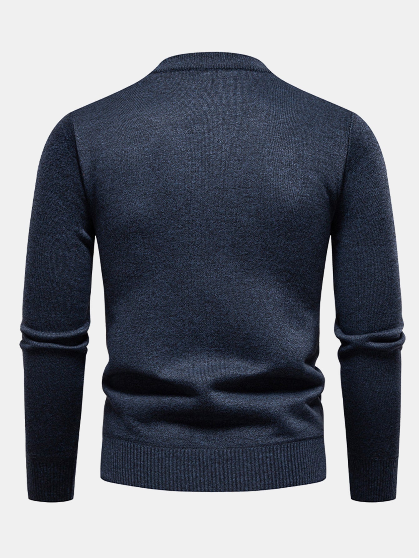 Geometric Jacquard Crewneck Sweater