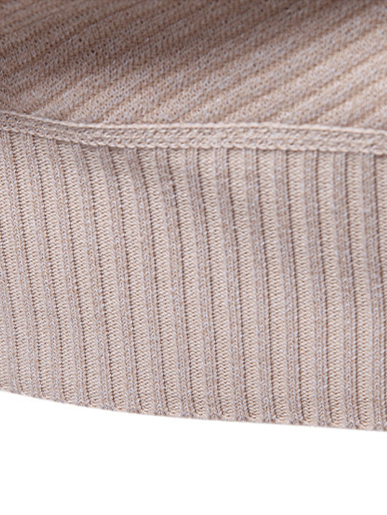 Stripe Quarter Zip Sweater