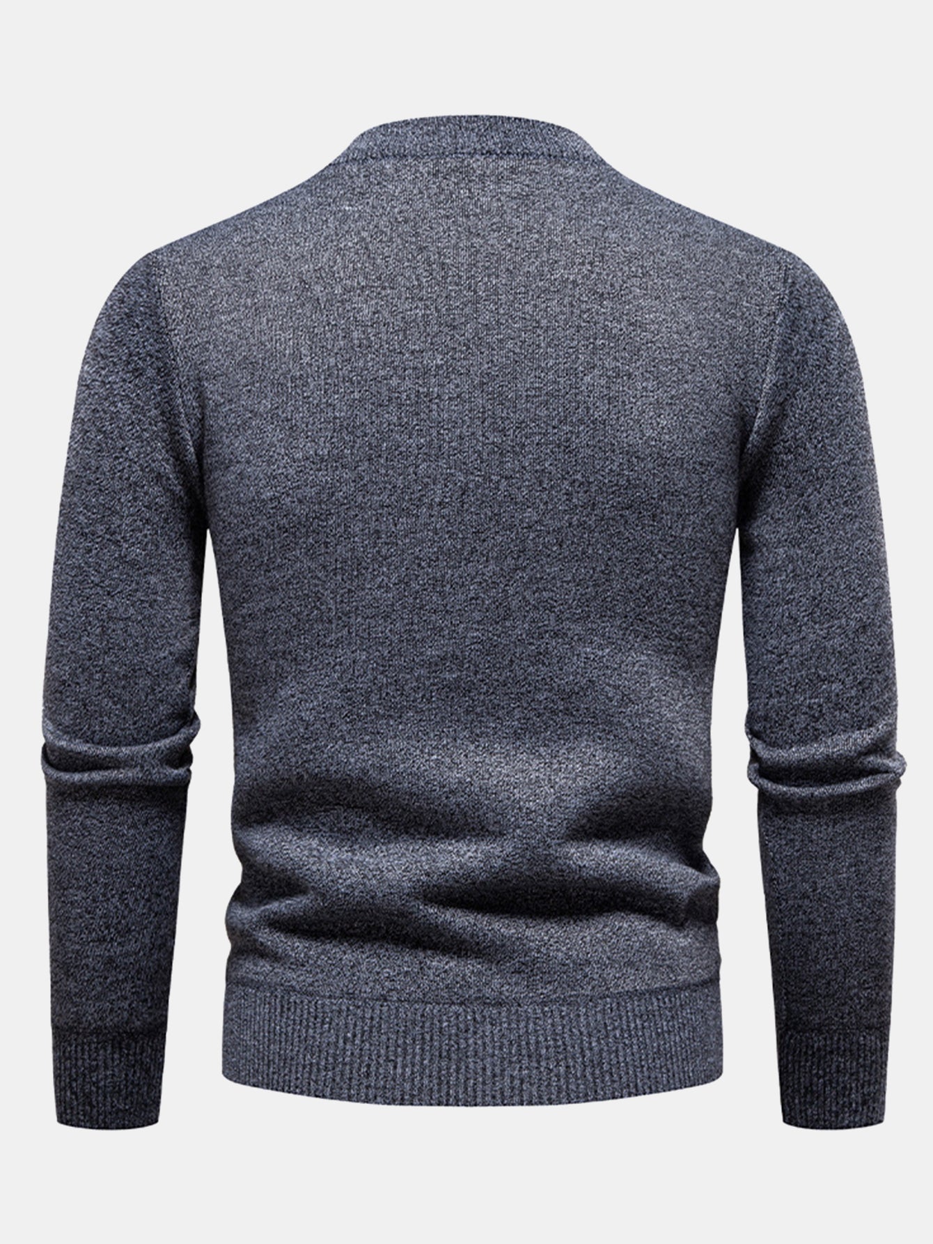 Geometric Jacquard Crewneck Sweater