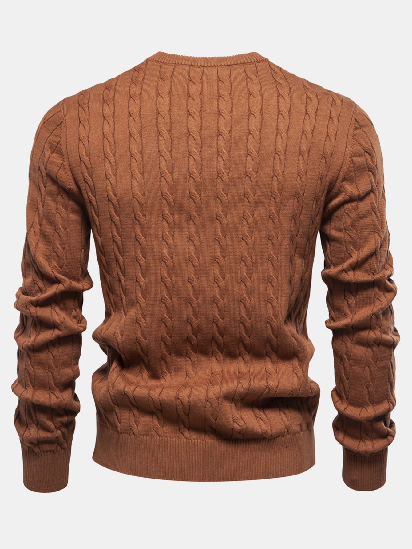Giraffe Embroidery Twist Jacquard Sweater