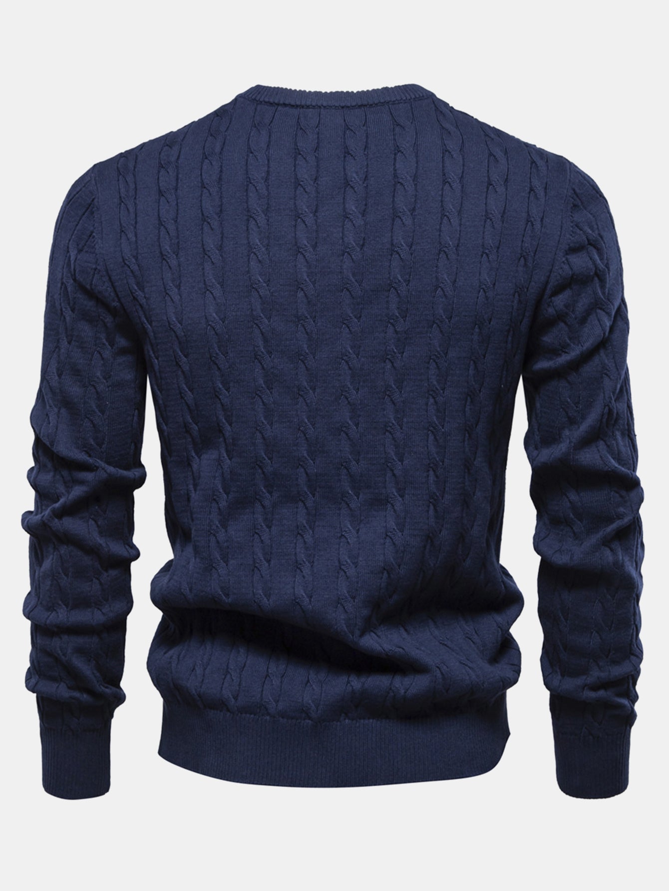 Giraffe Embroidery Twist Jacquard Sweater
