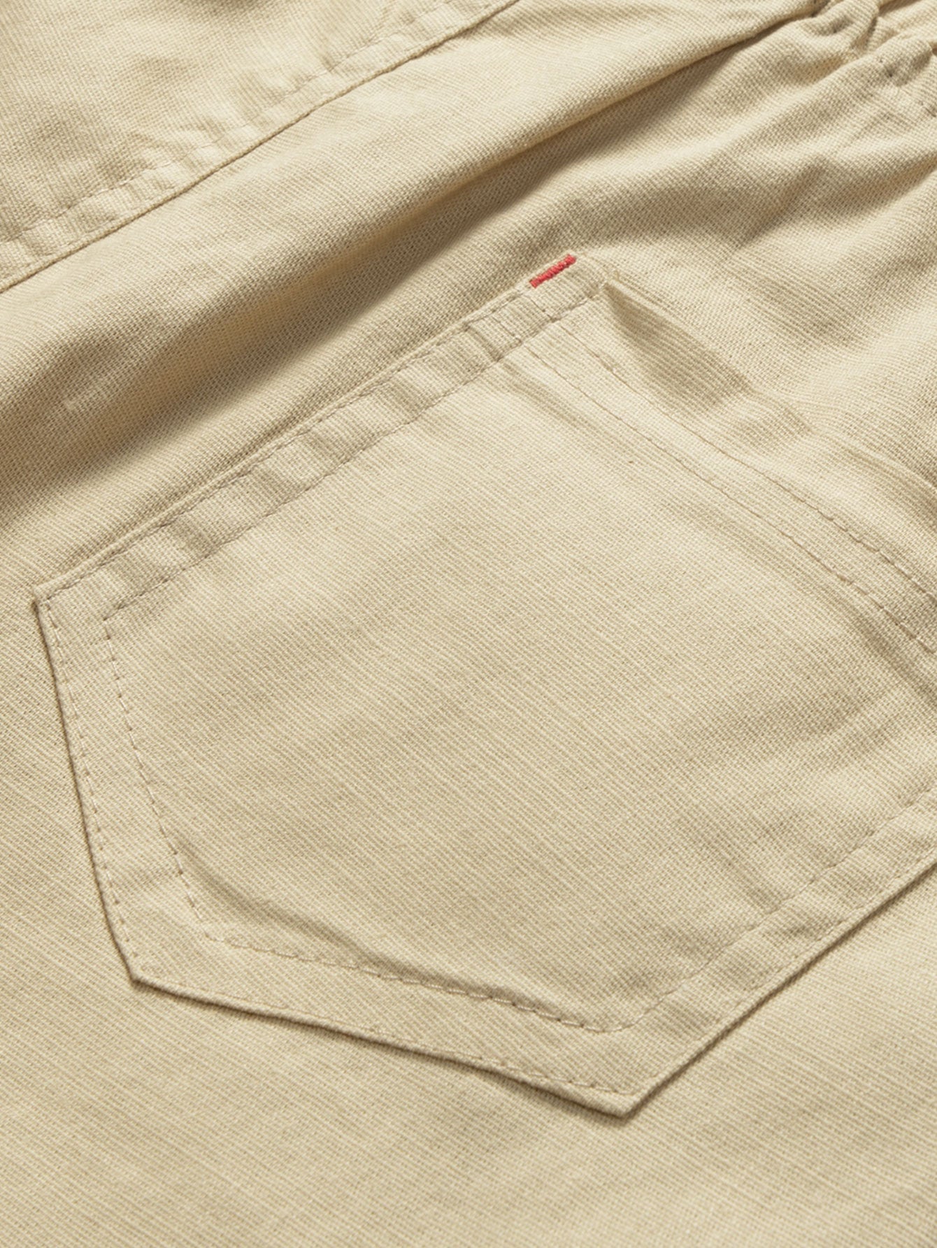 3 Pieces Linen Drawstring Shorts