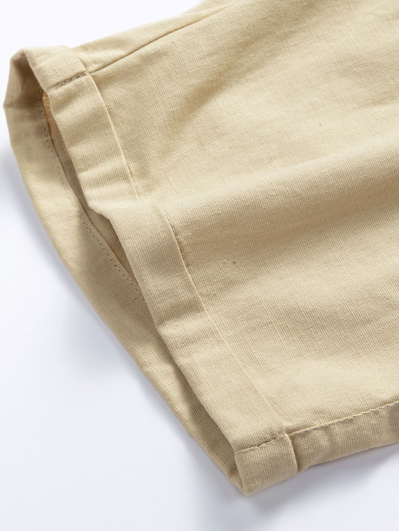 3 Pieces Linen Drawstring Shorts