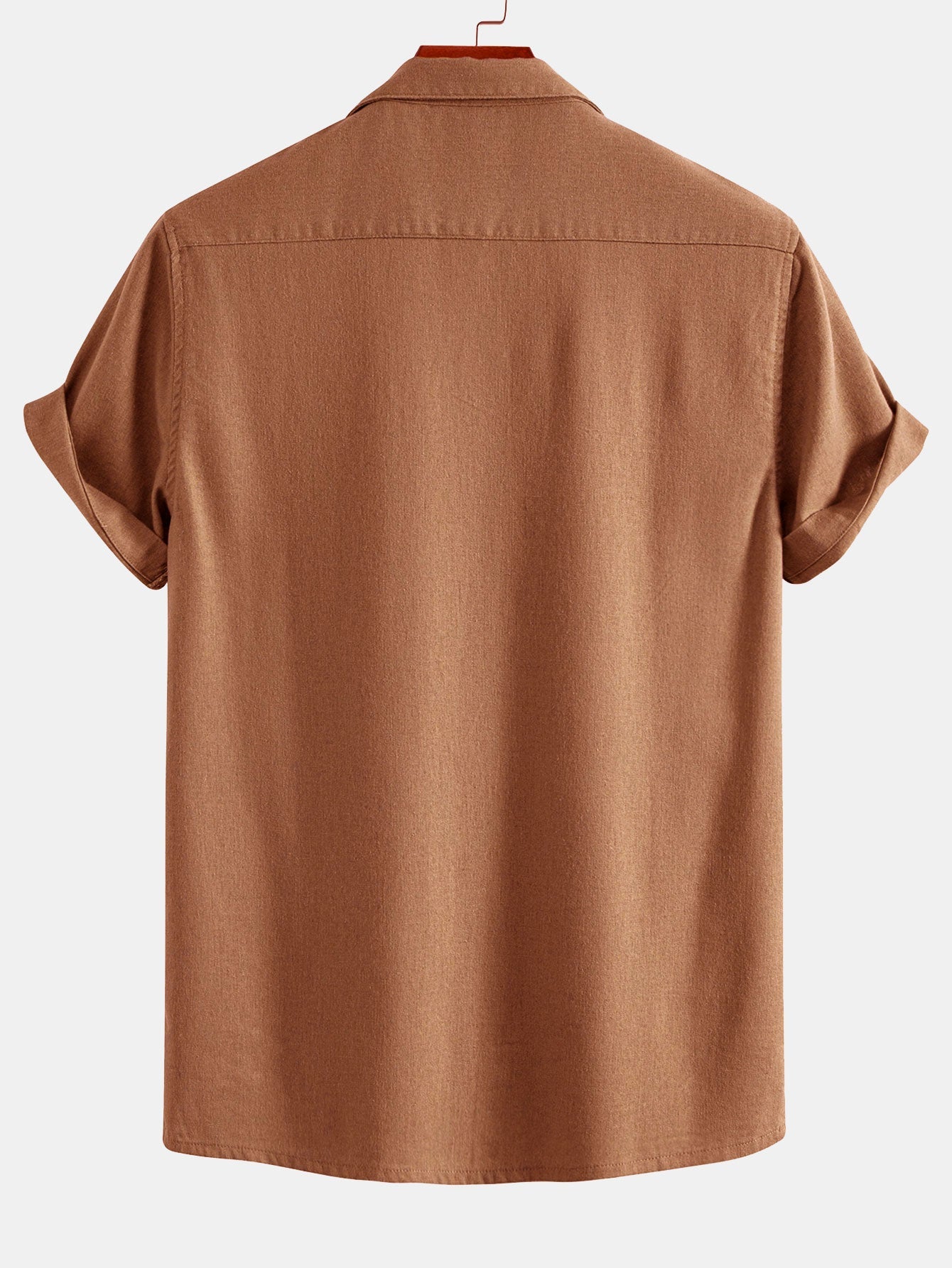 Linen Cuban Shirt With Pockets & Linen Drawstring Shorts