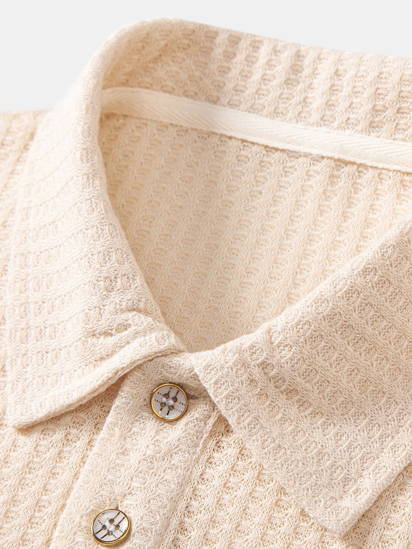 Waffle Knit Polo