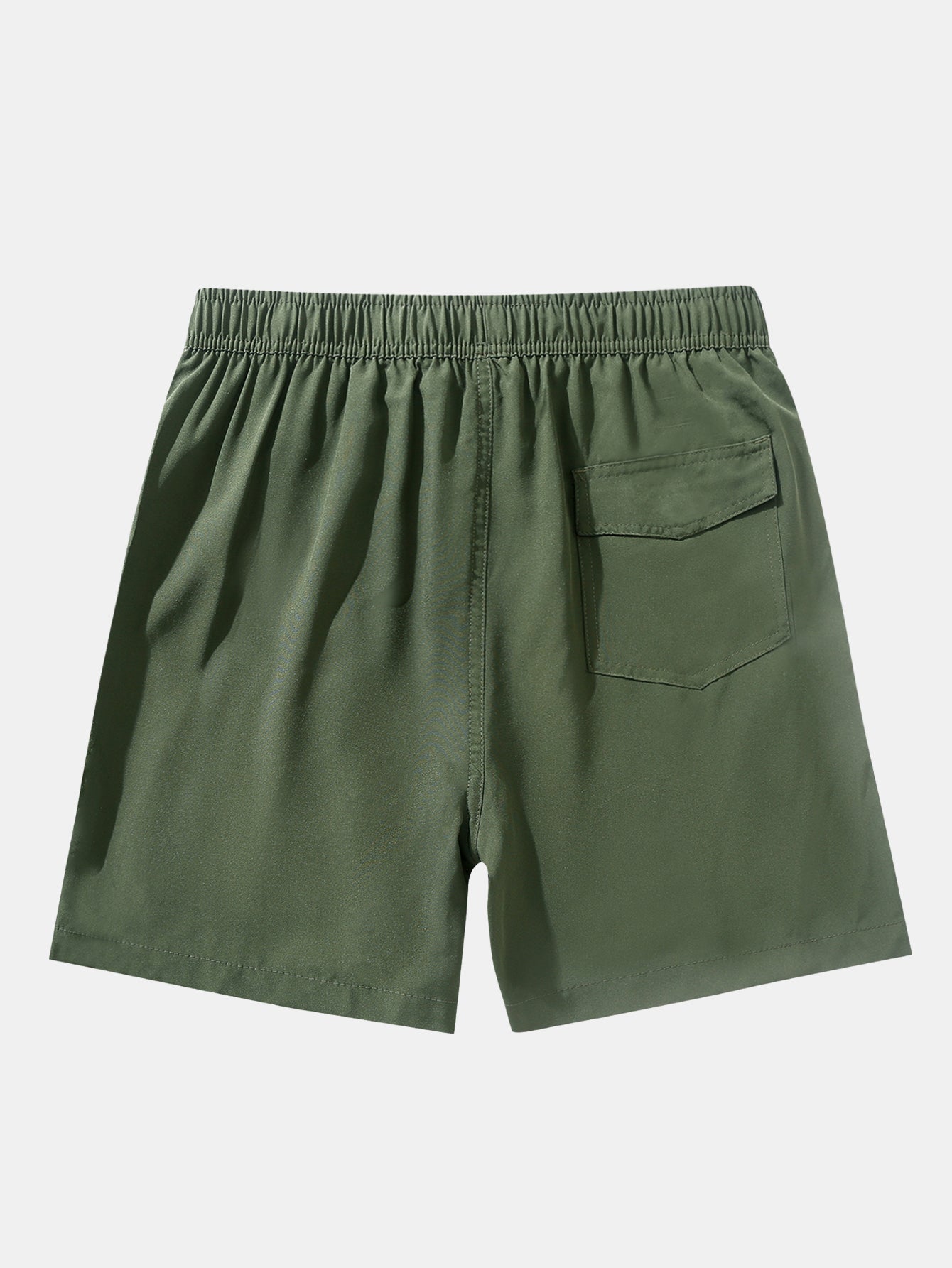 2 In 1 Drawstring Pocket Quick Dry Swim Shorts