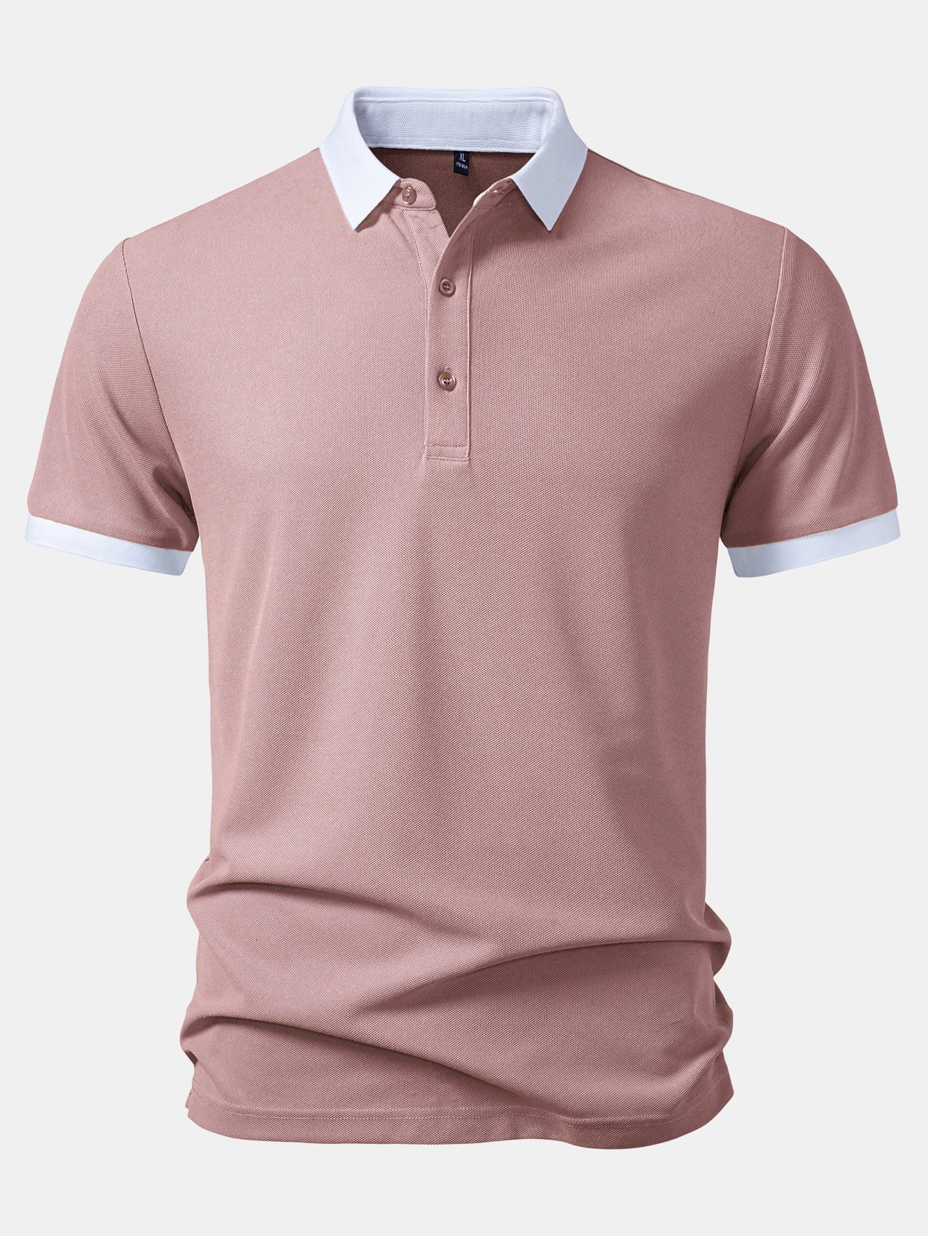 Contrast Collar Polo