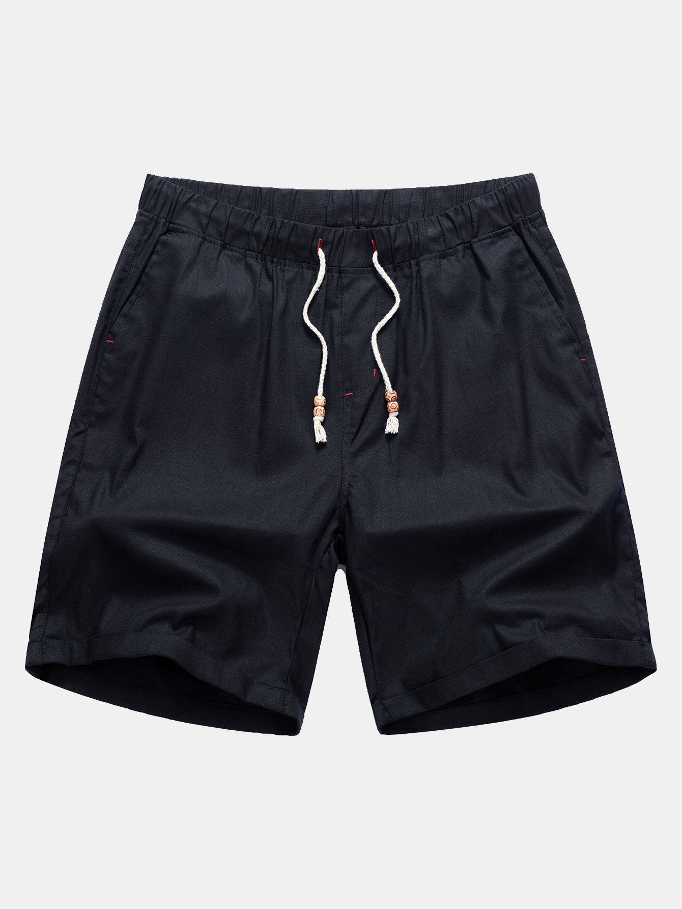 3 Pieces Linen Drawstring Shorts
