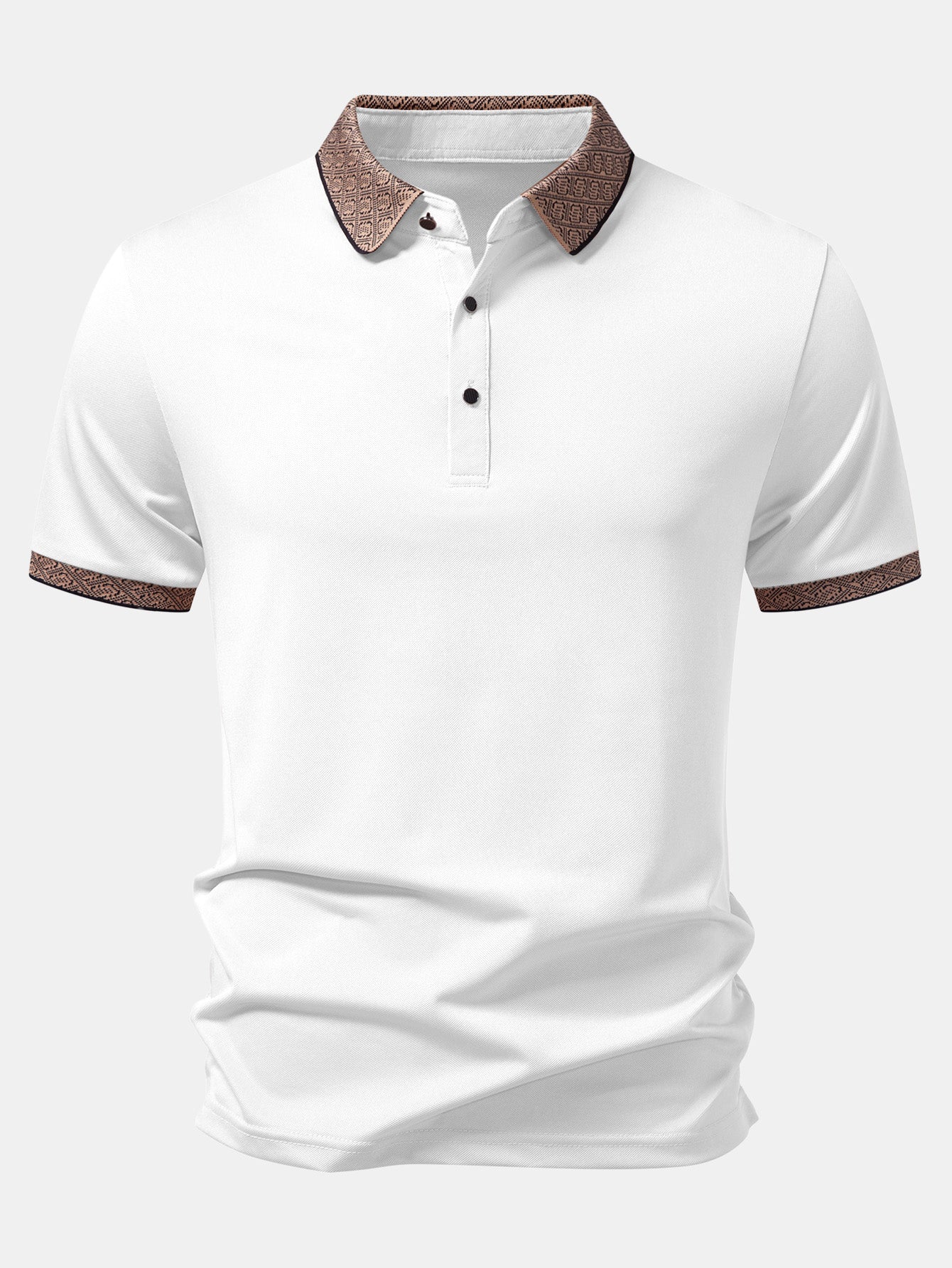 Contrast Collar Polo