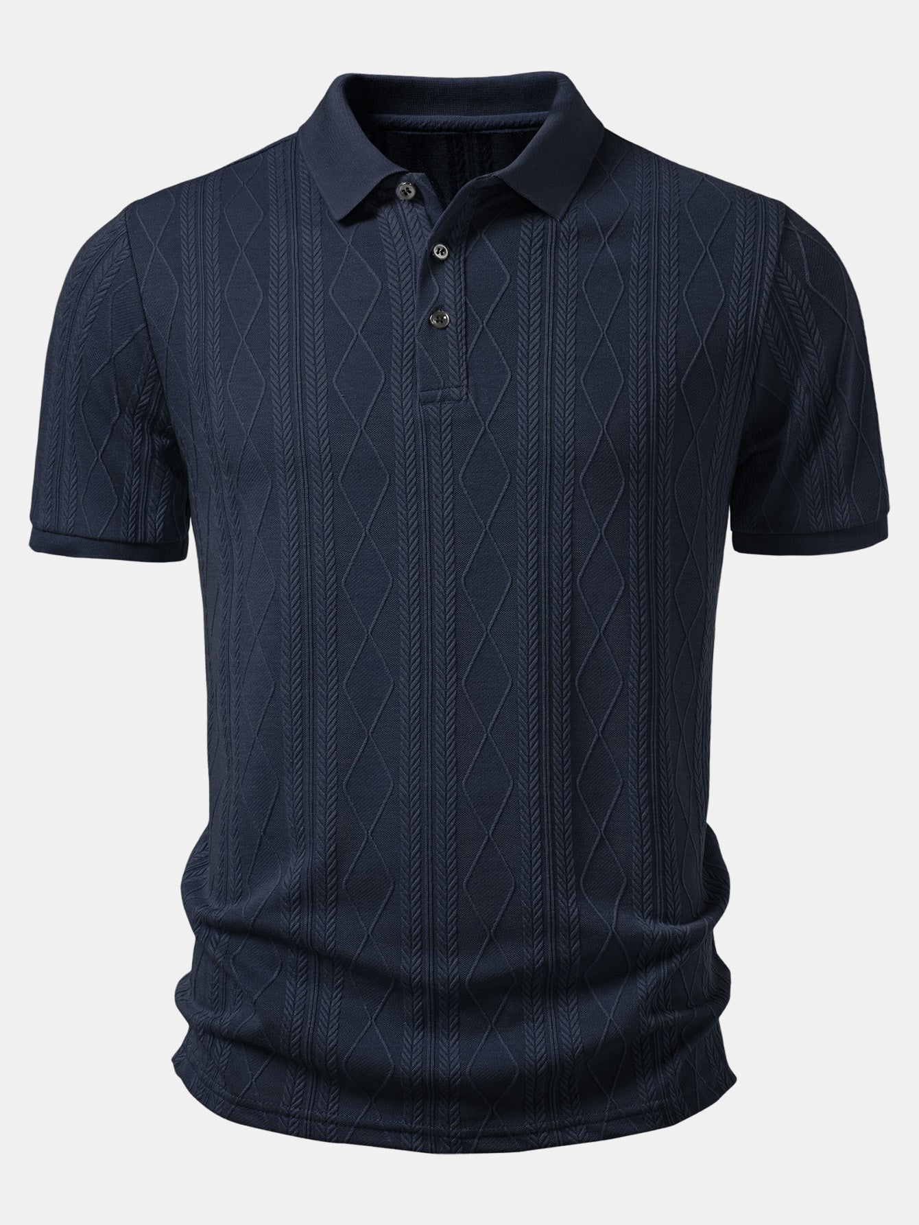 Geometry Jacquard Polo