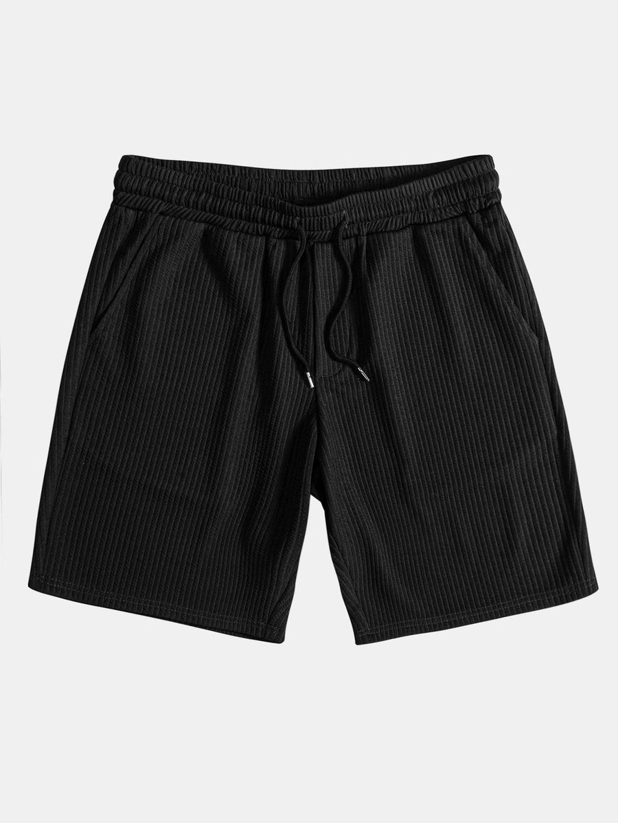 Ribbed Drawstring 7" Shorts