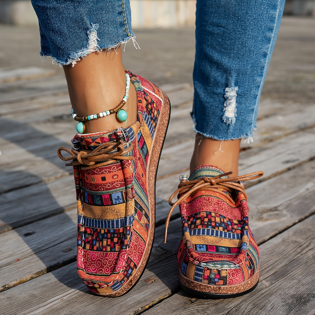 Colourful Retro Women's Shoes