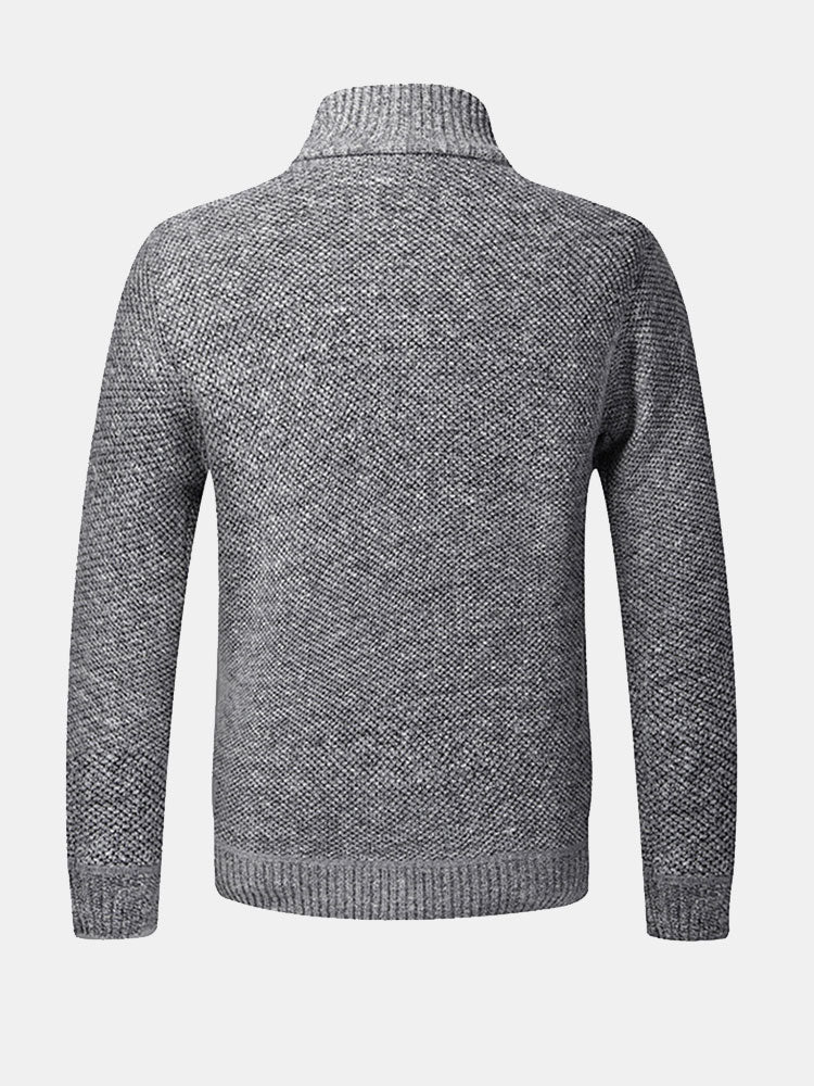 Plus Size 2XL Zip Up Sweater