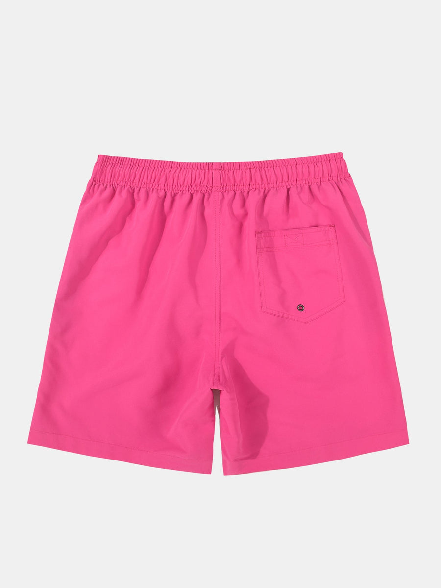 Contrast Waistband Swim Shorts