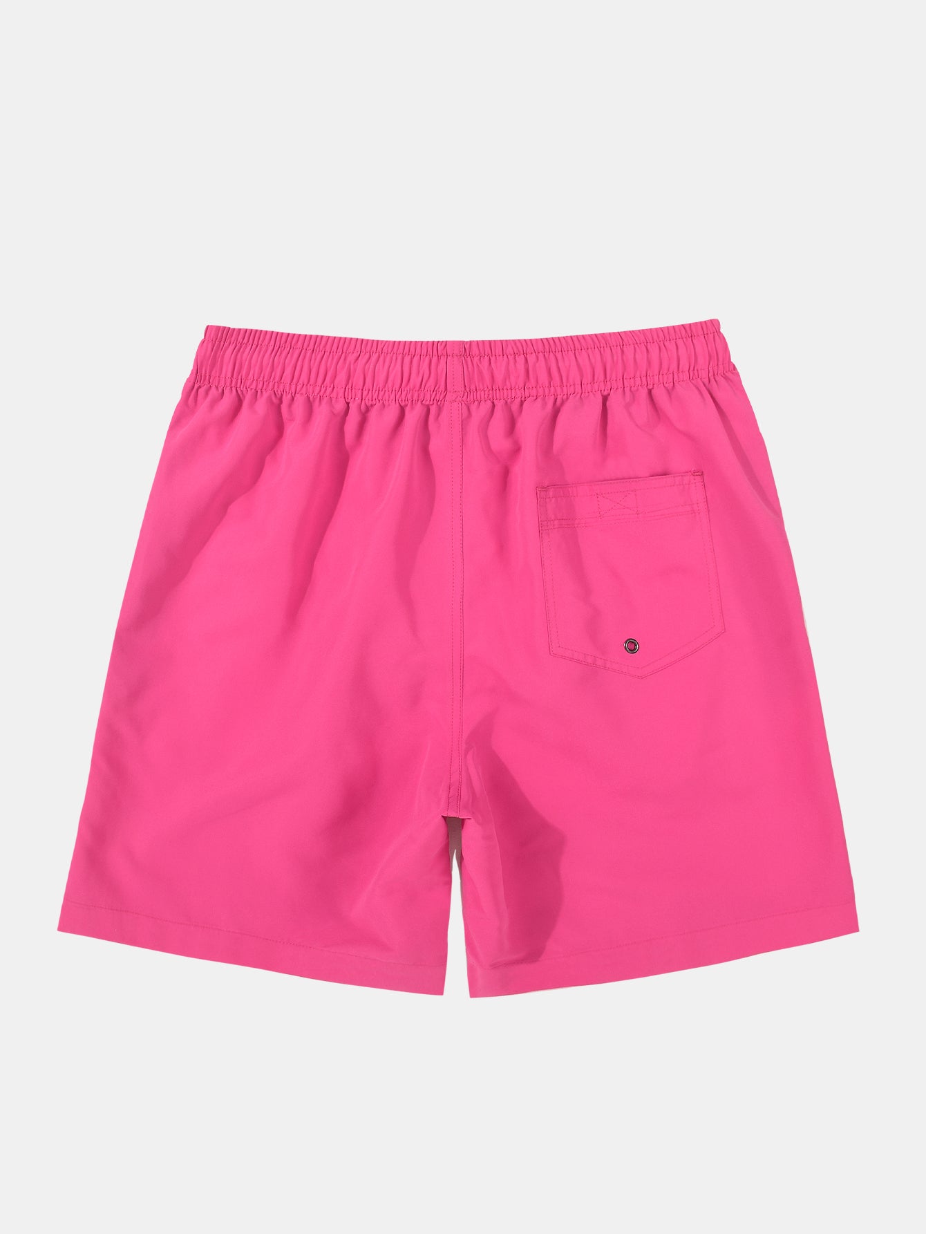 3 Pieces Contrast Waistband Swim Shorts