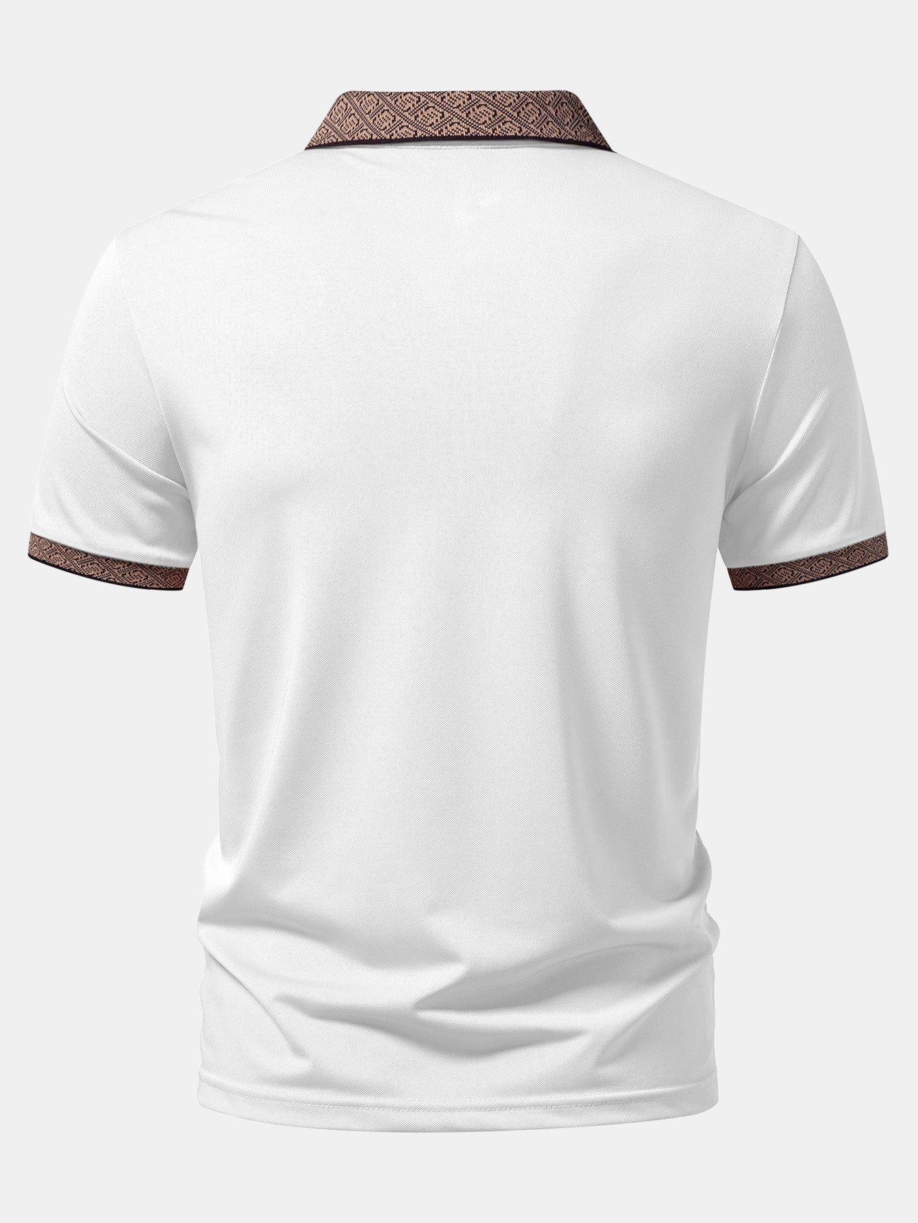 Contrast Collar Polo