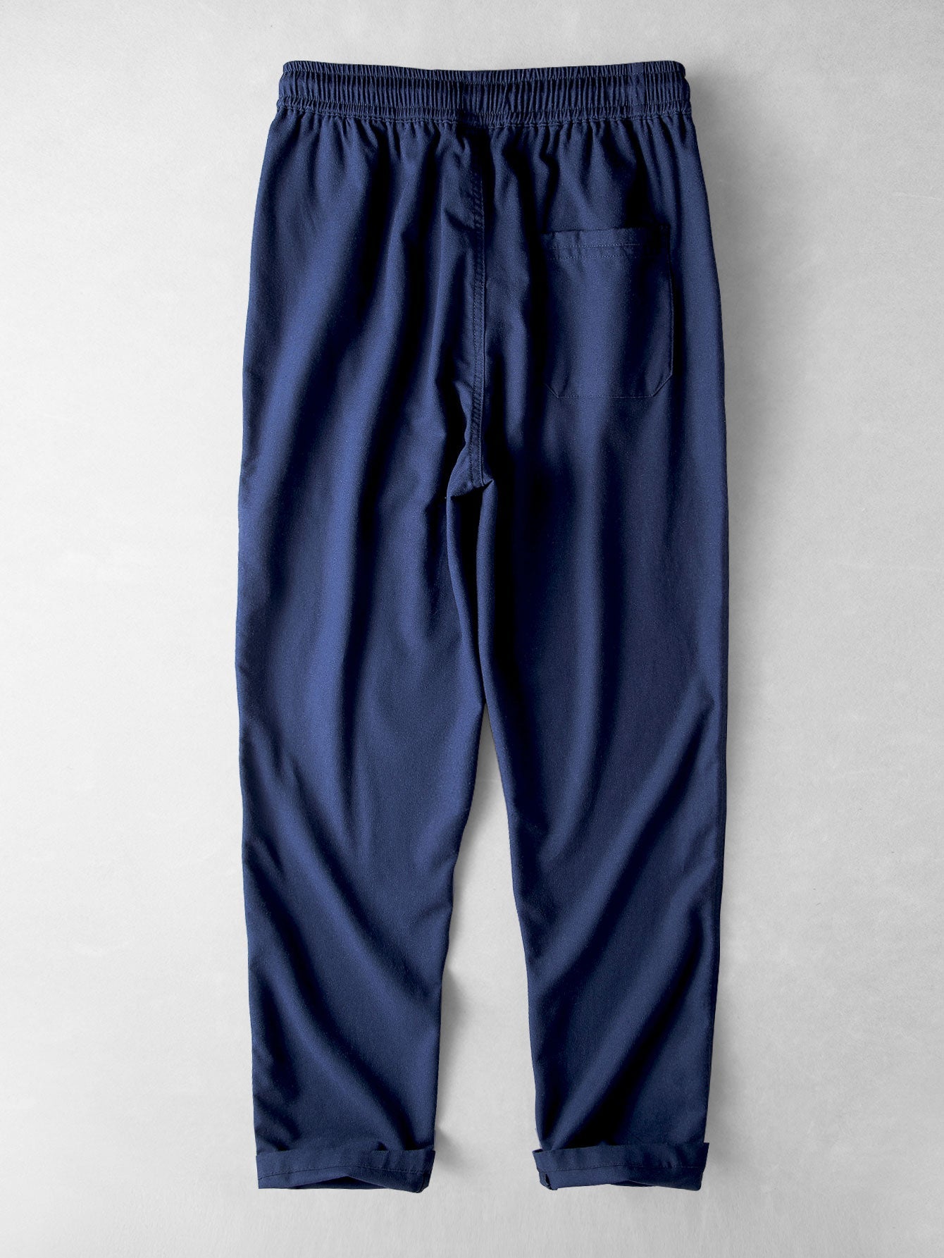 Straight Leg Linen Trousers