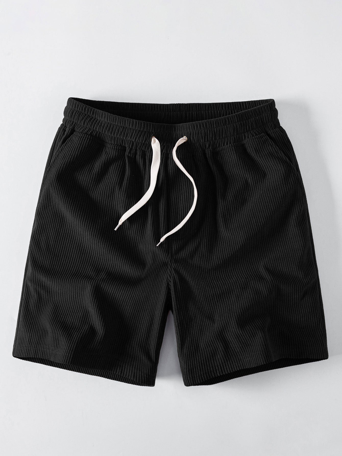 Relax Fit Contrast Collar Polo Shirt & Corduroy 7" Shorts