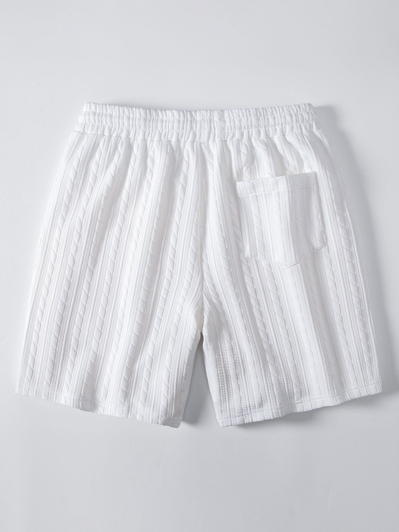 Twisted Jacquard Drawstring 7″ Shorts