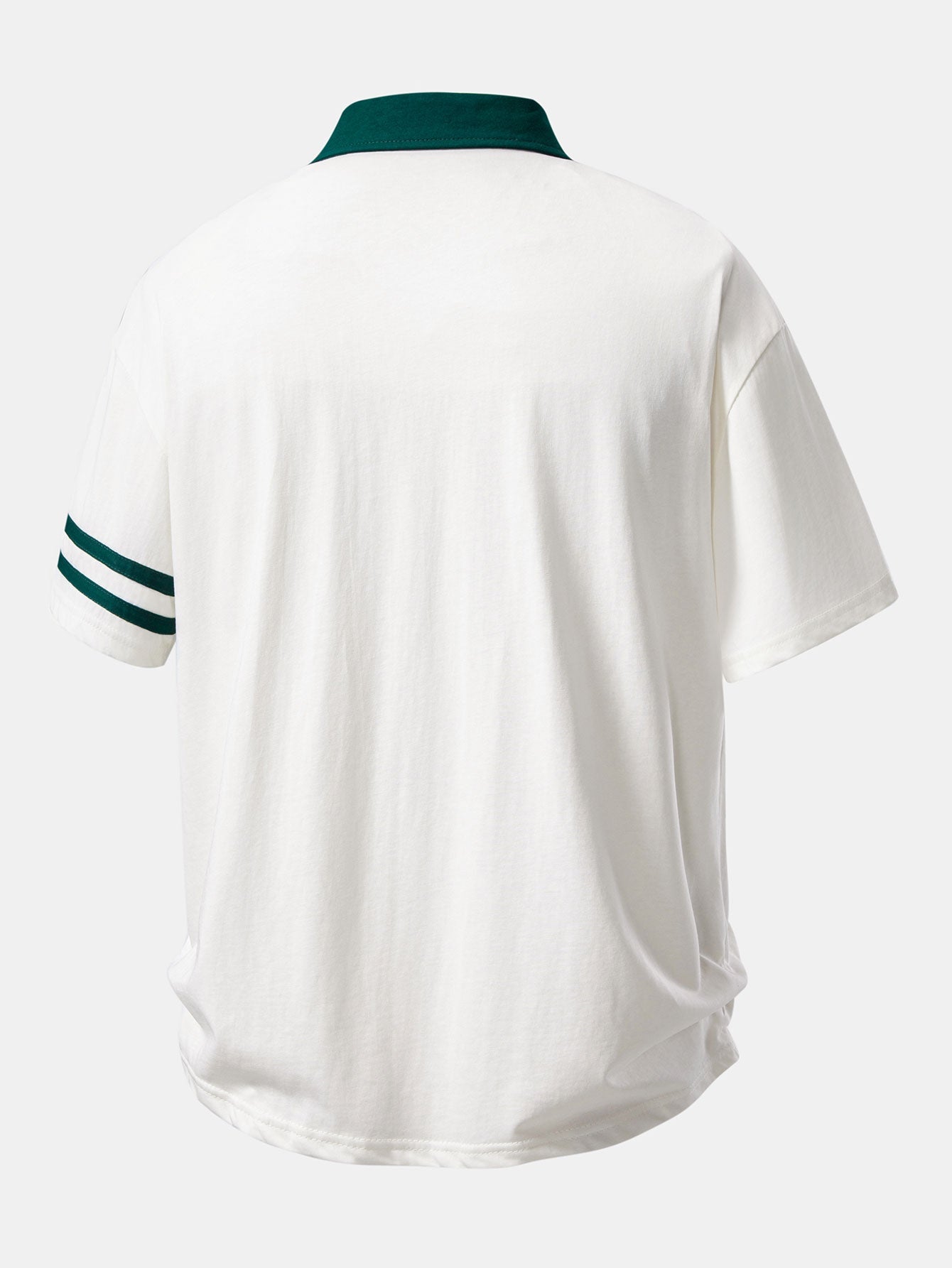 Relax Fit Contrast Collar Polo Shirt