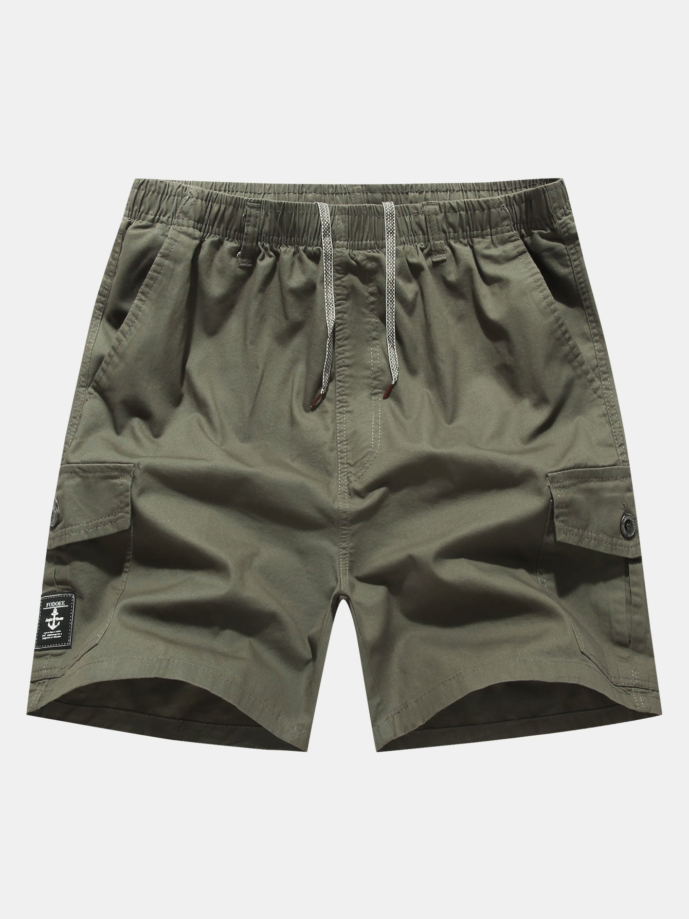 3 Pieces Chino Drawstring Cargo Shorts