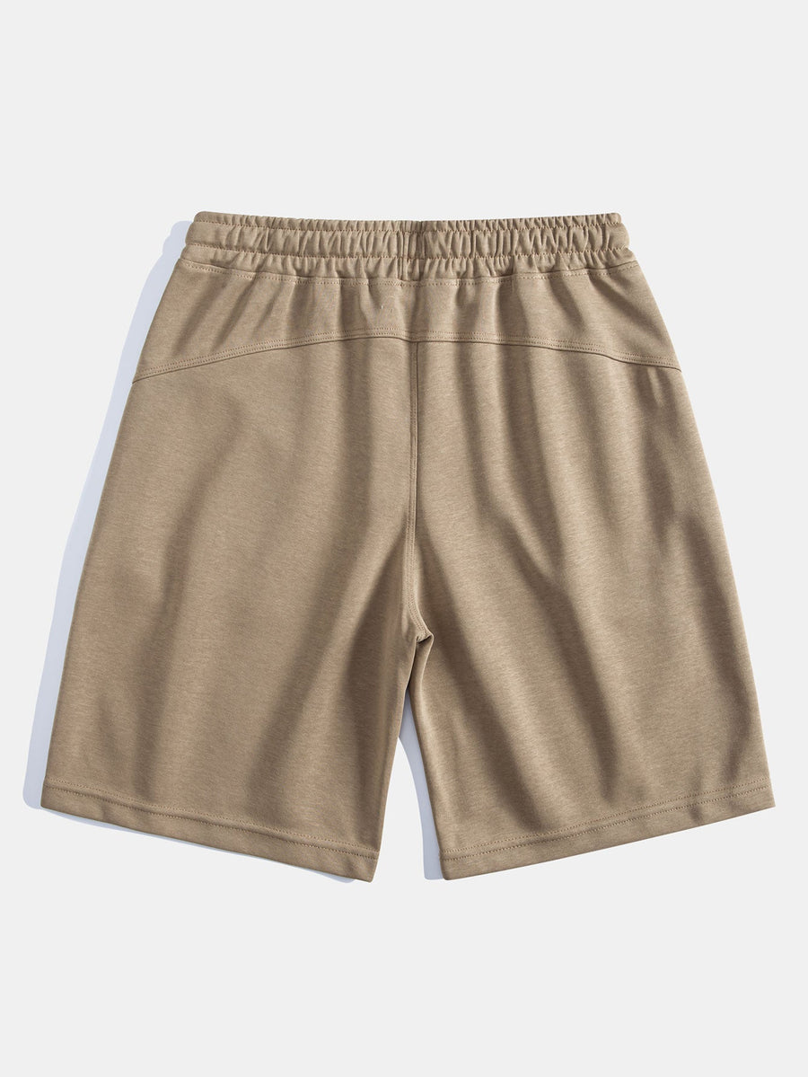 Mid Length Drawstring Shorts