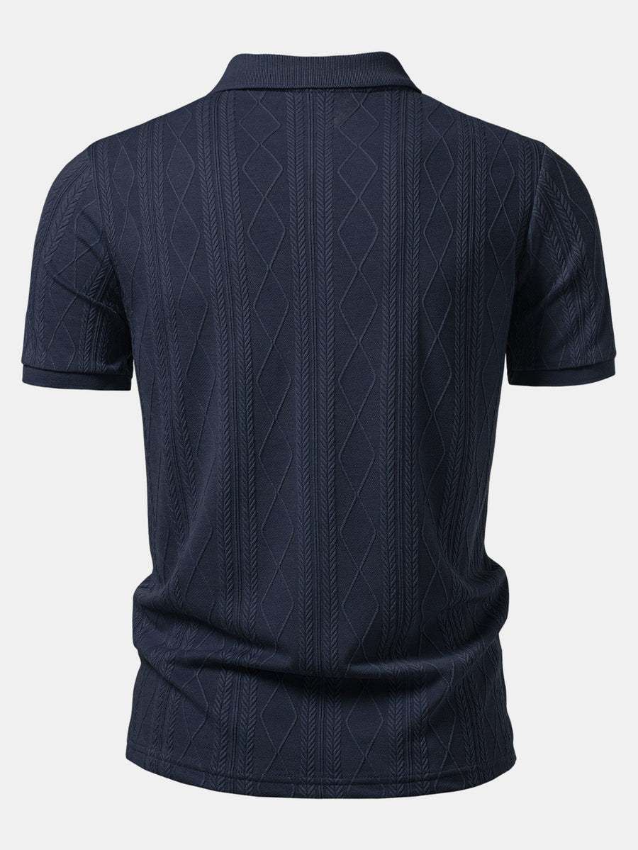 Geometry Jacquard Polo