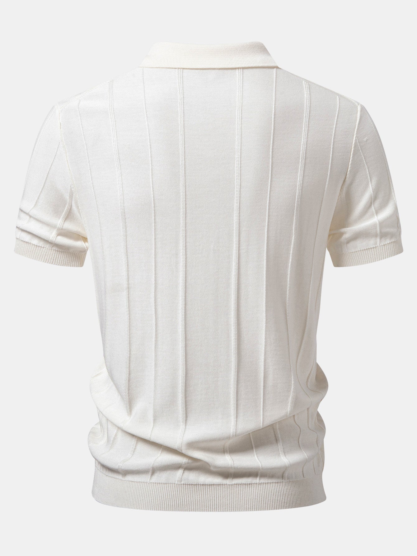 Stripe Knit Polo