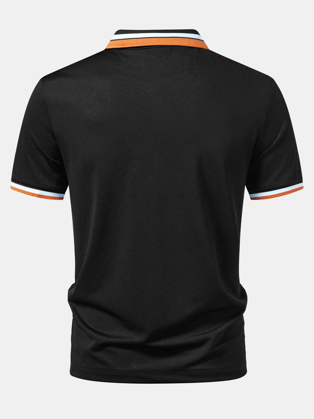 Contrast Trim Pique Polo