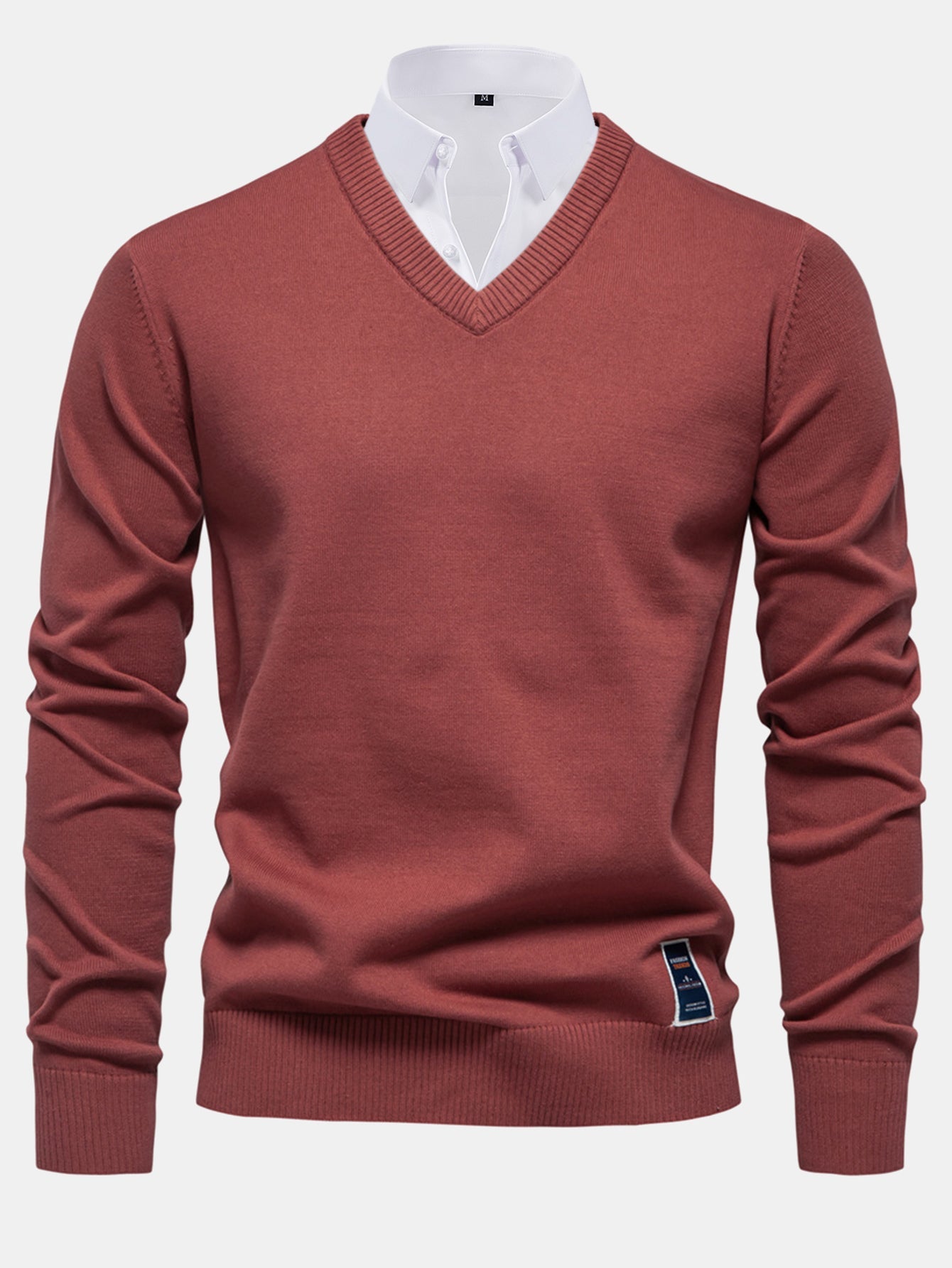 Long Sleeve V-Neck Sweater