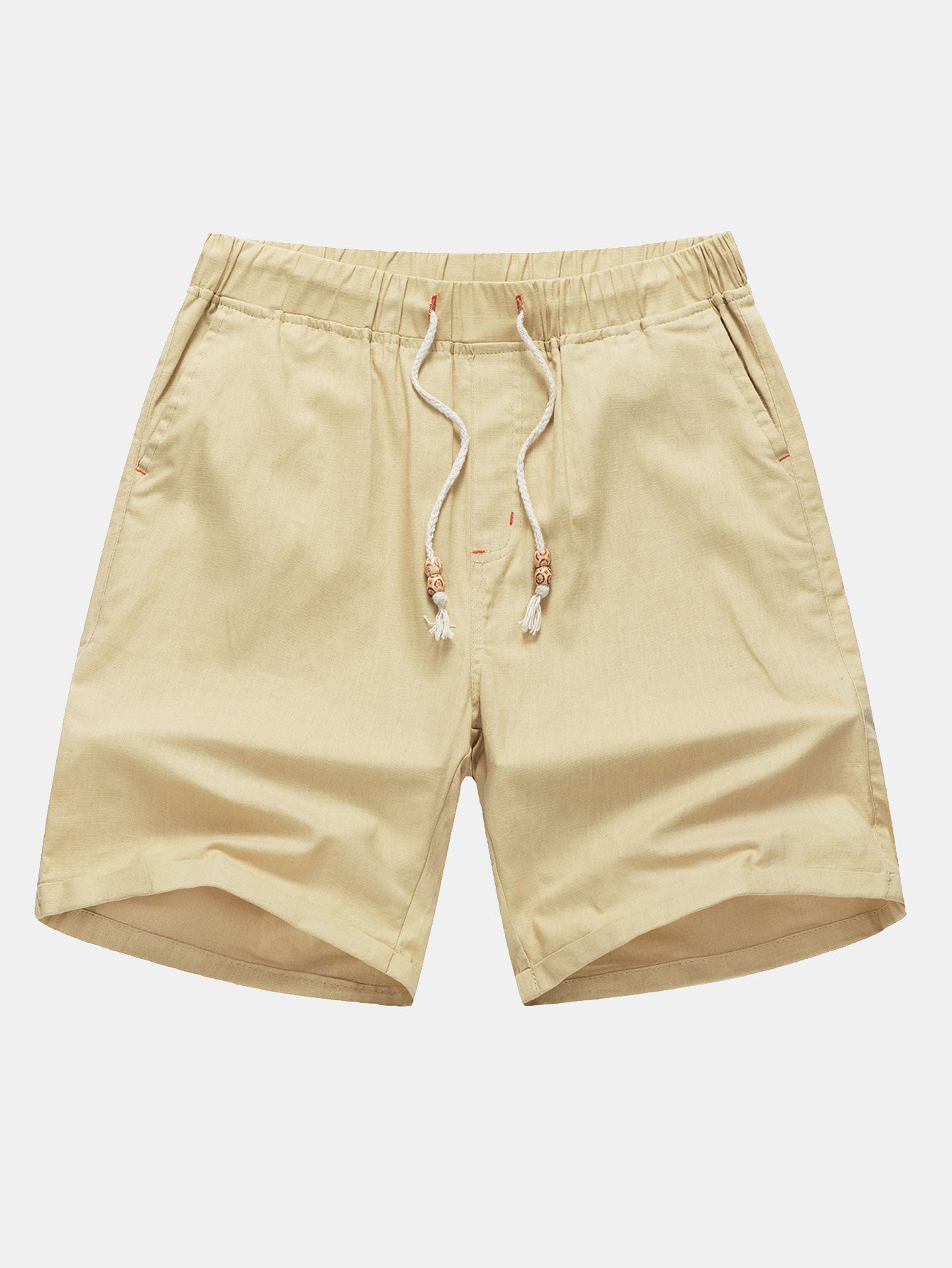 3 Pieces Linen Drawstring Shorts