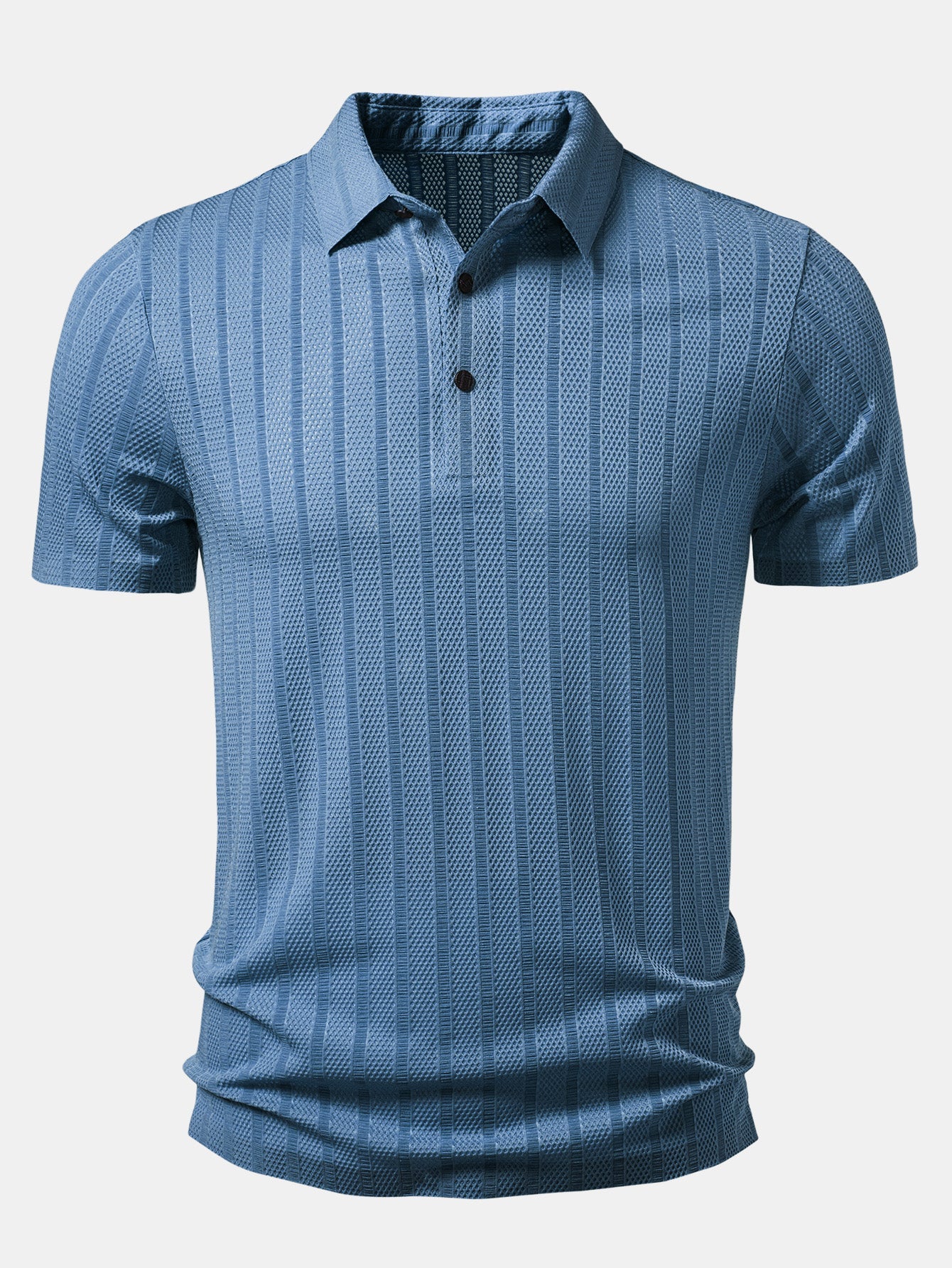 Striped Textured Polo