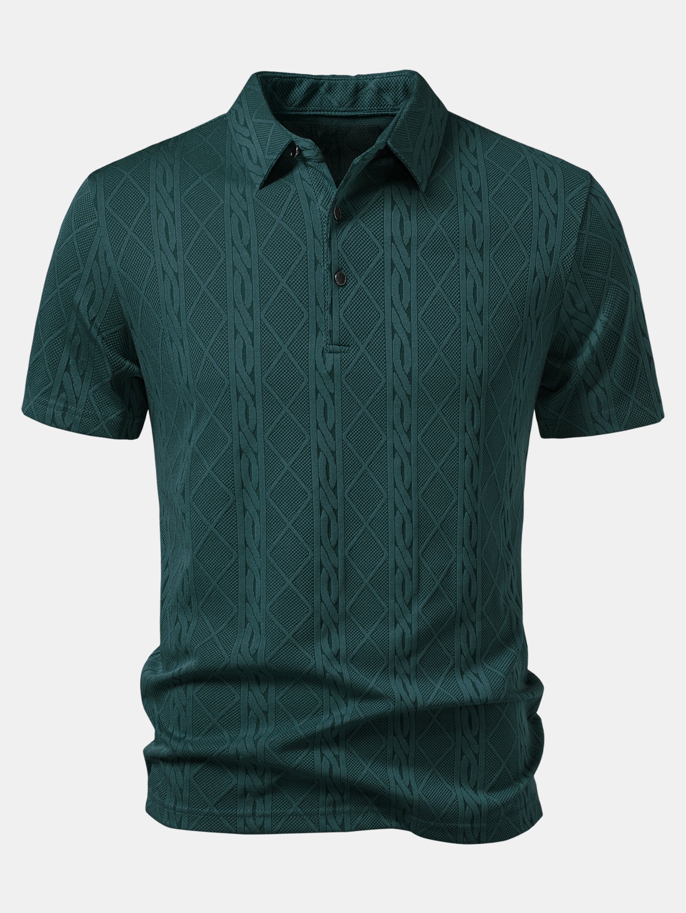 Geometry Jacquard Polo