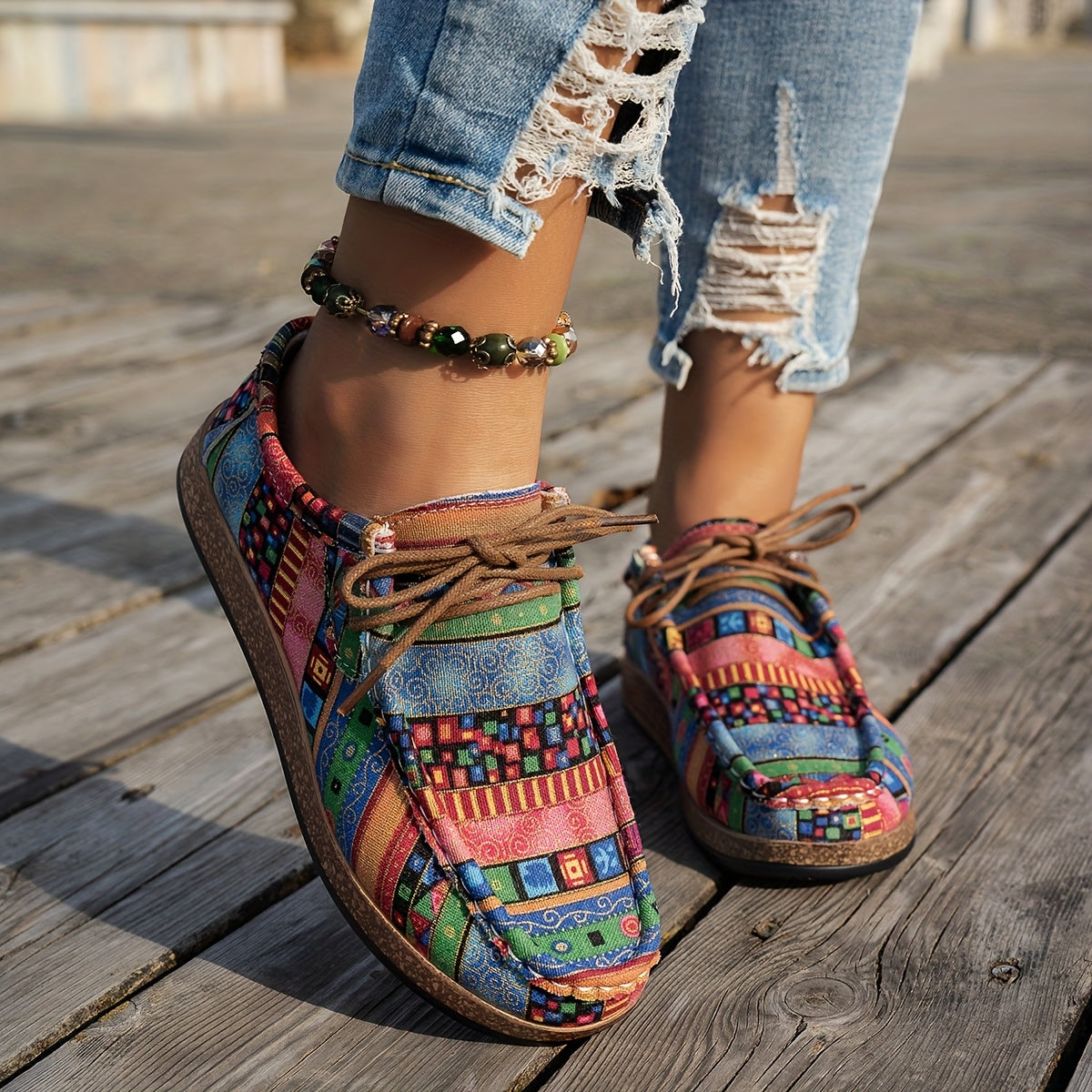 Colourful Retro Women's Shoes