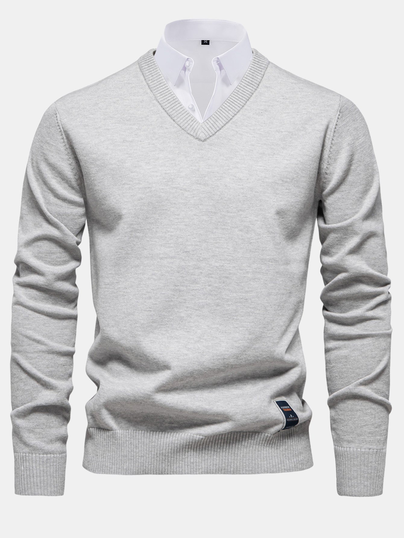 Long Sleeve V-Neck Sweater
