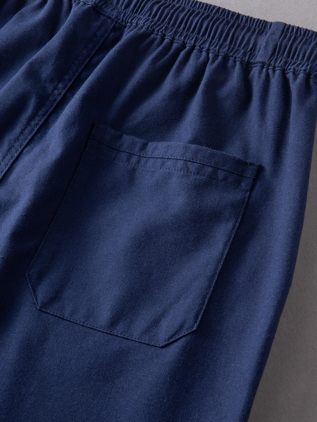 Straight Leg Linen Trousers