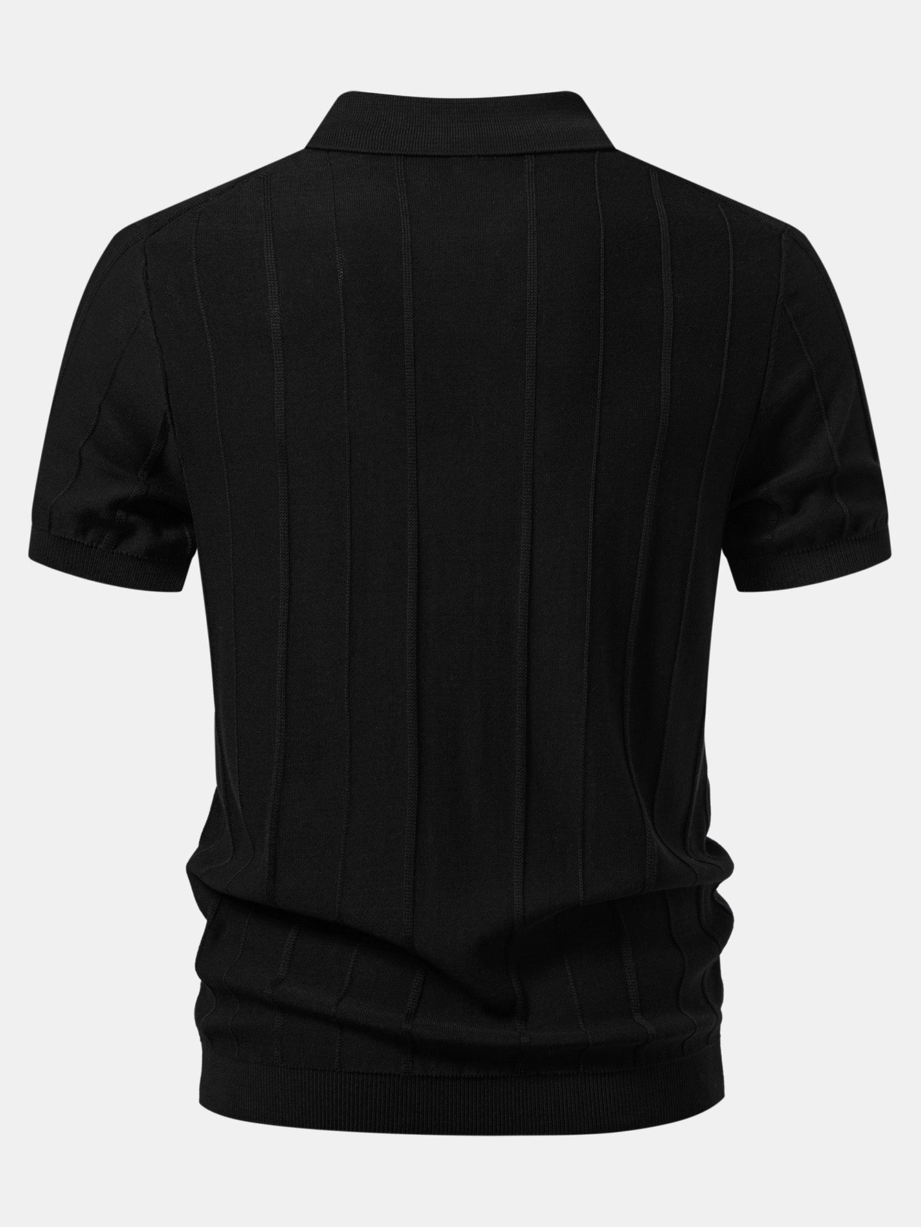 Stripe Knit Polo