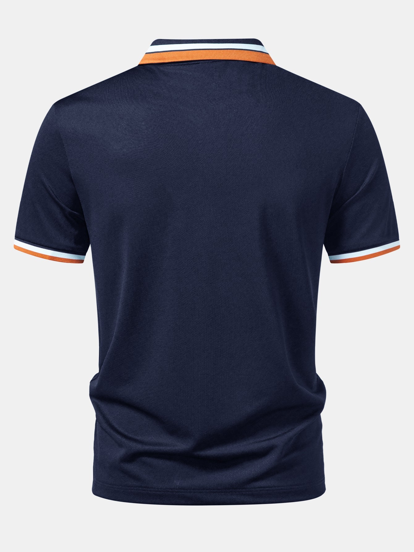 Contrast Trim Pique Polo