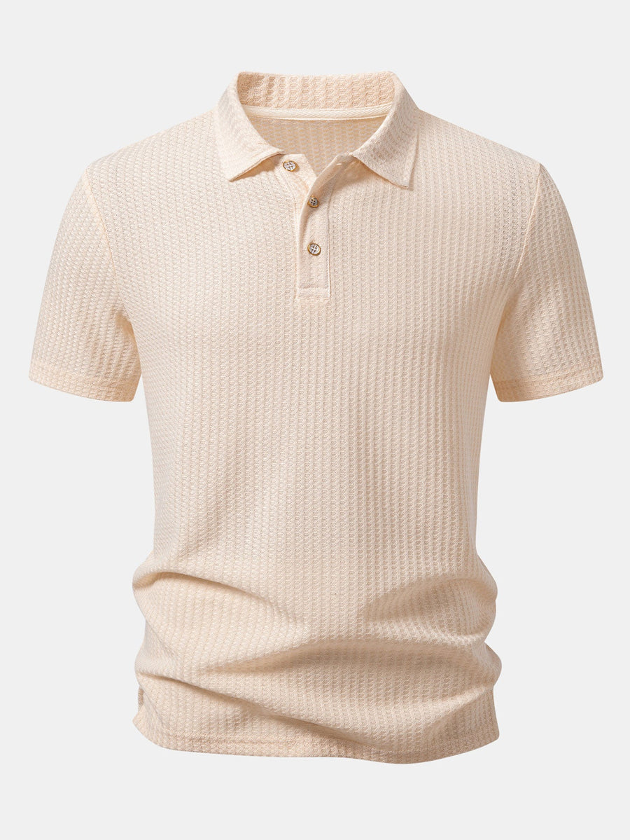 Waffle Knit Polo